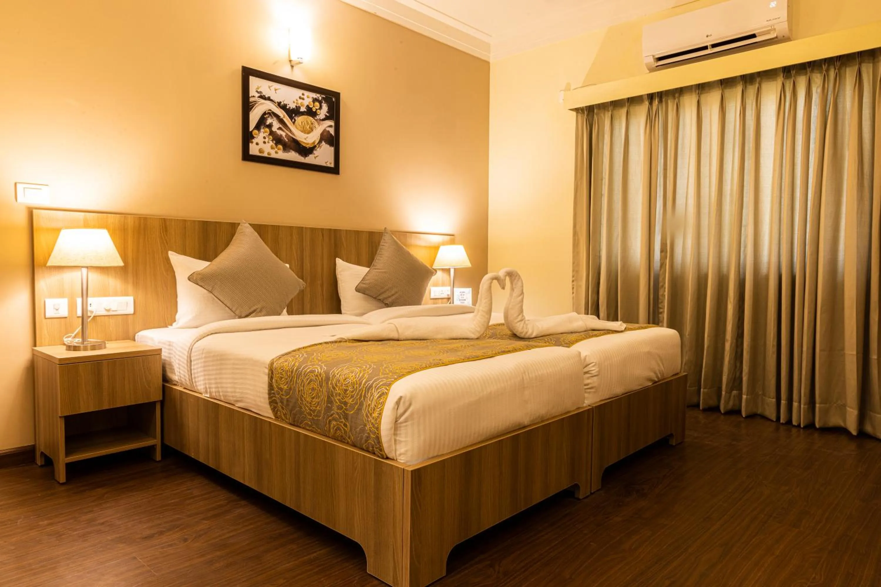 Bed in Starlit Suites Tirupati