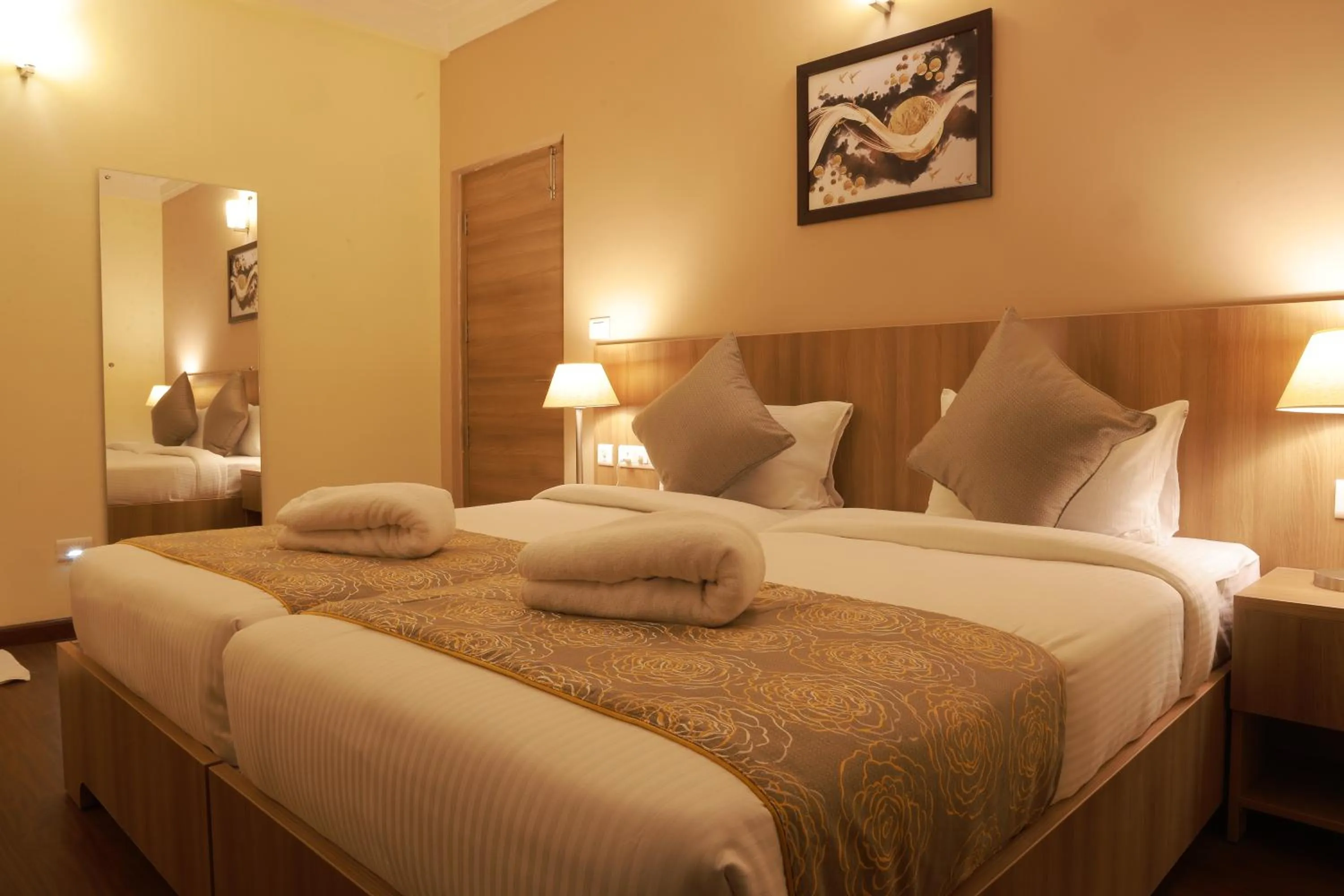 Bedroom, Bed in Starlit Suites Tirupati
