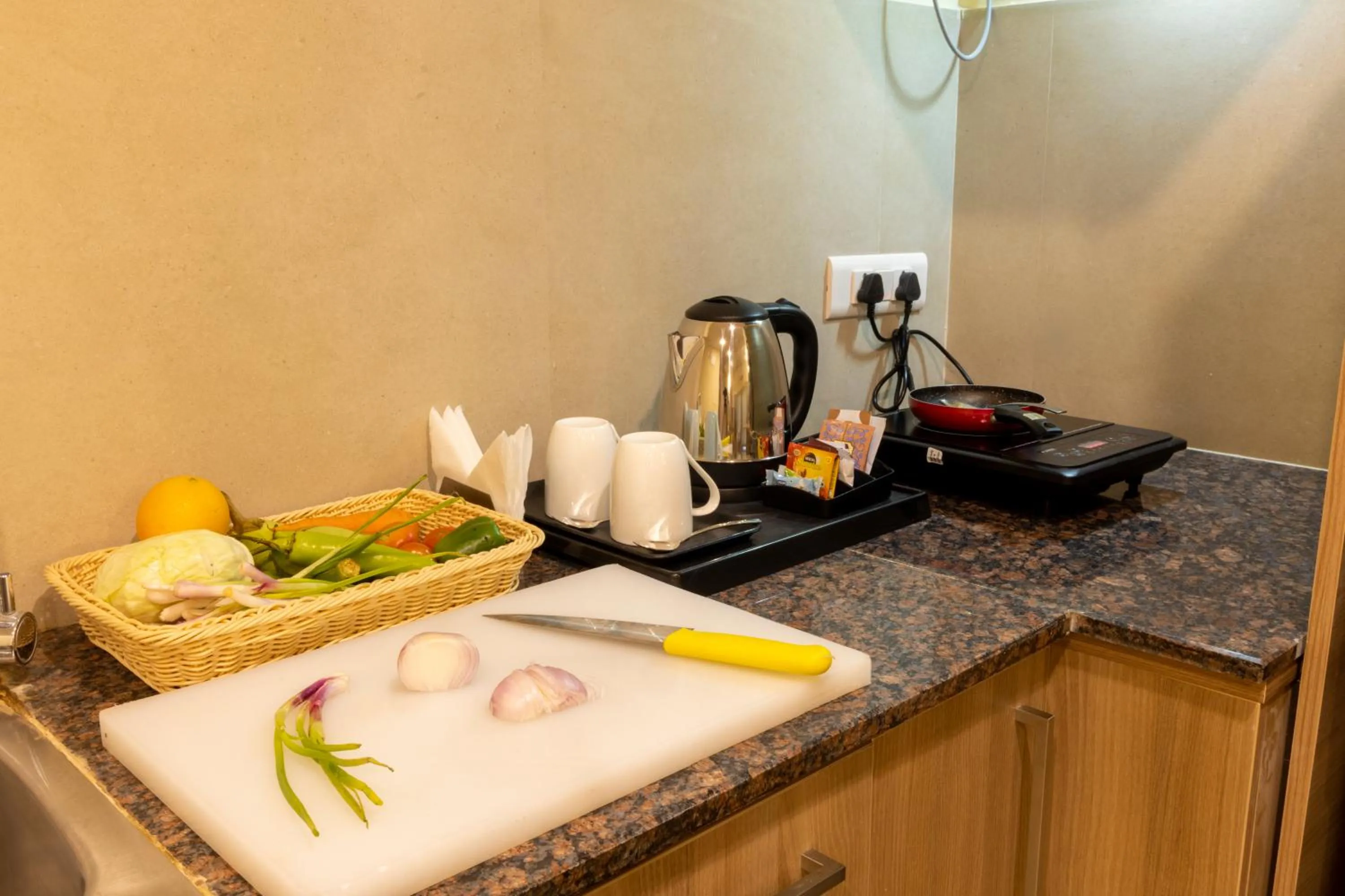 Coffee/tea facilities in Starlit Suites Tirupati