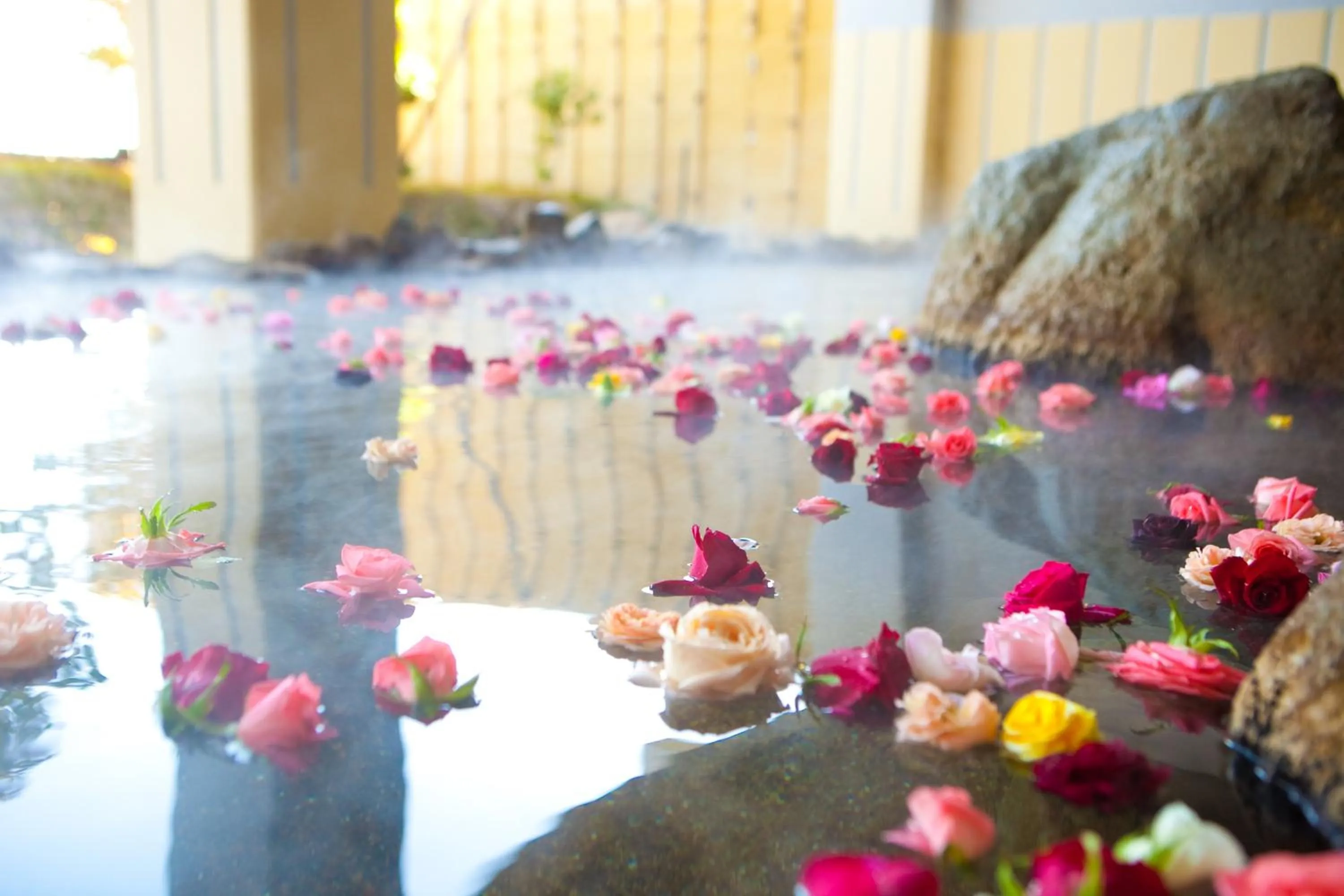 Hot Spring Bath in Beppuwan Royal Hotel