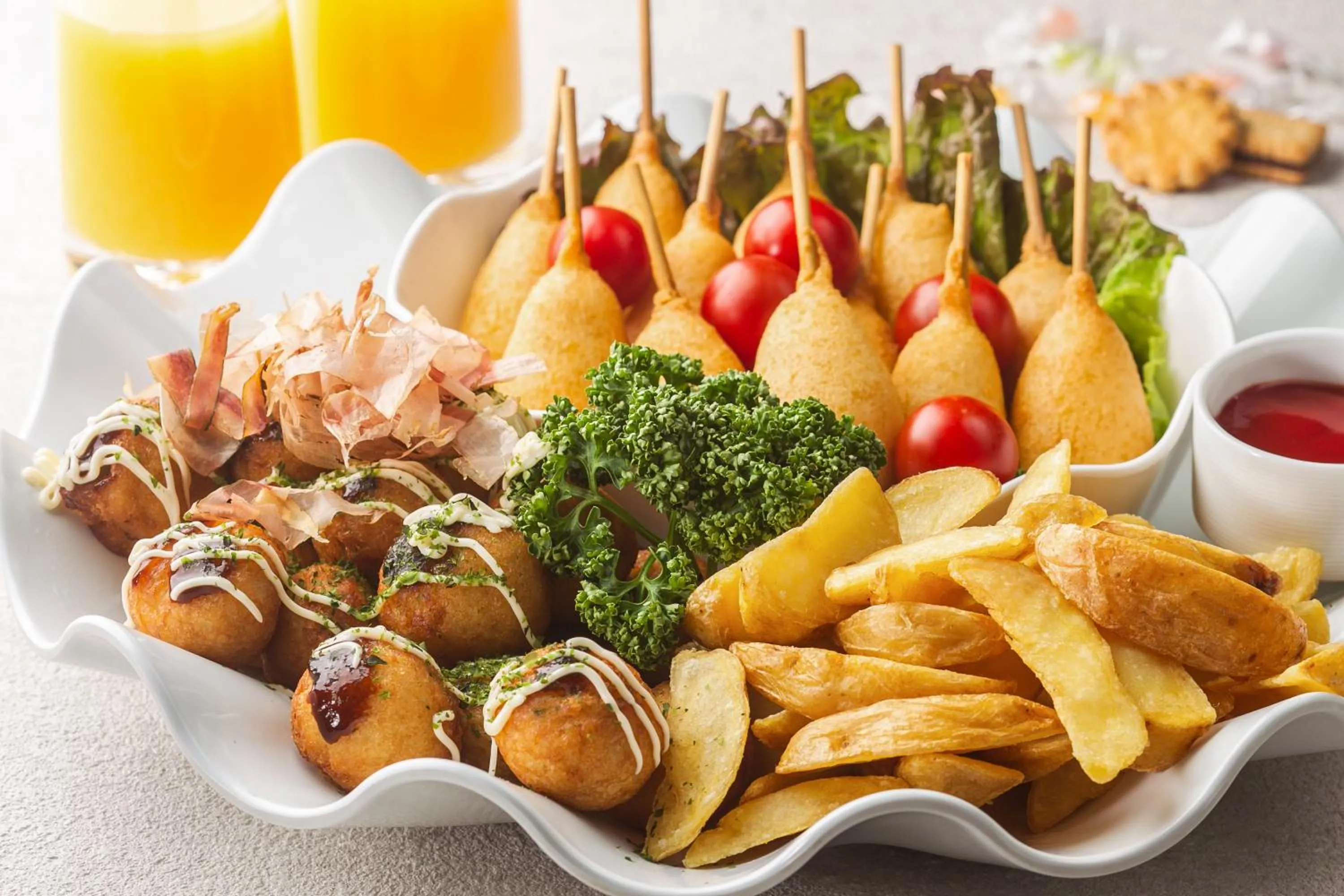 Dinner, Food in Beppuwan Royal Hotel