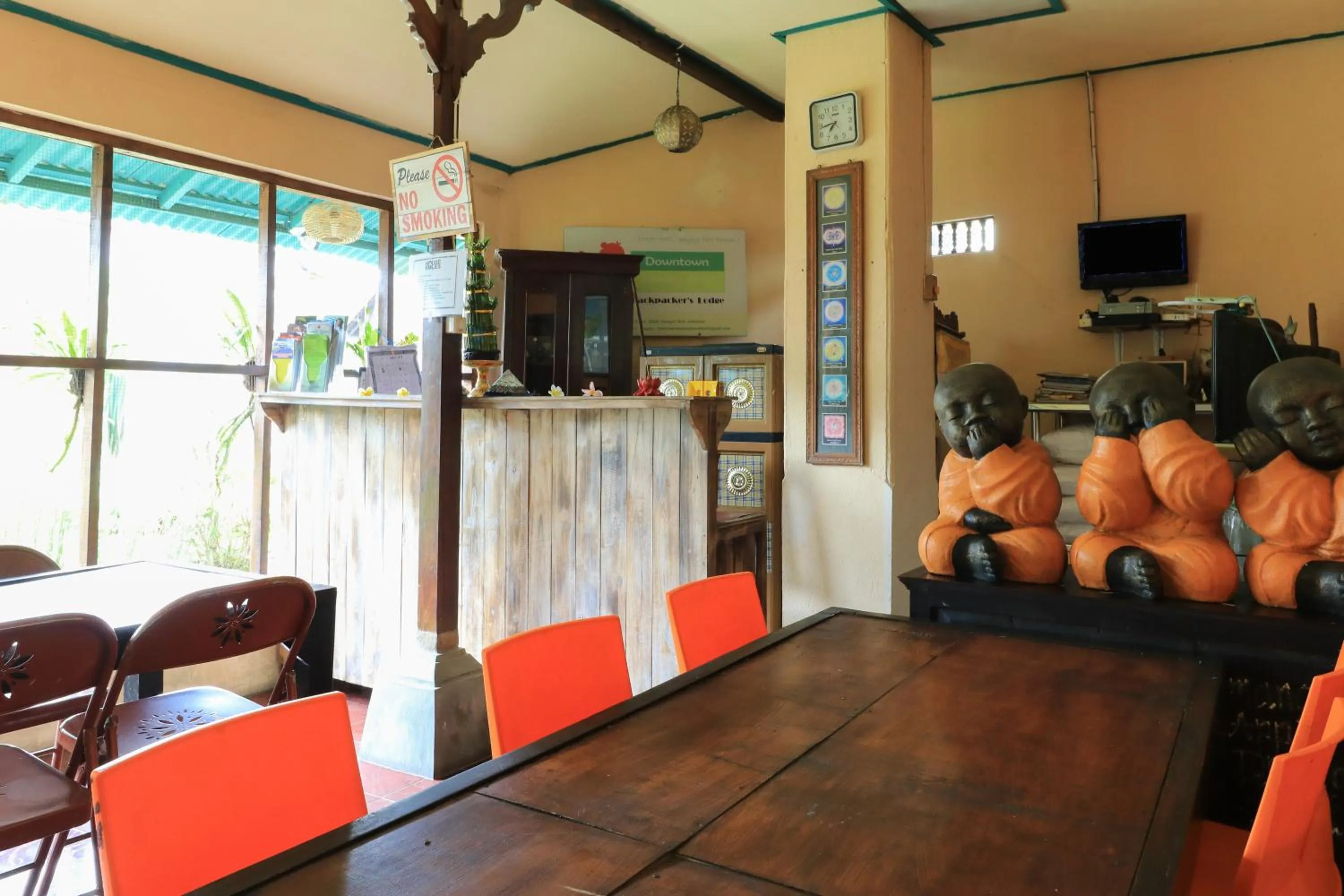 Lobby or reception in Downtown Monkey Forest Hostel
