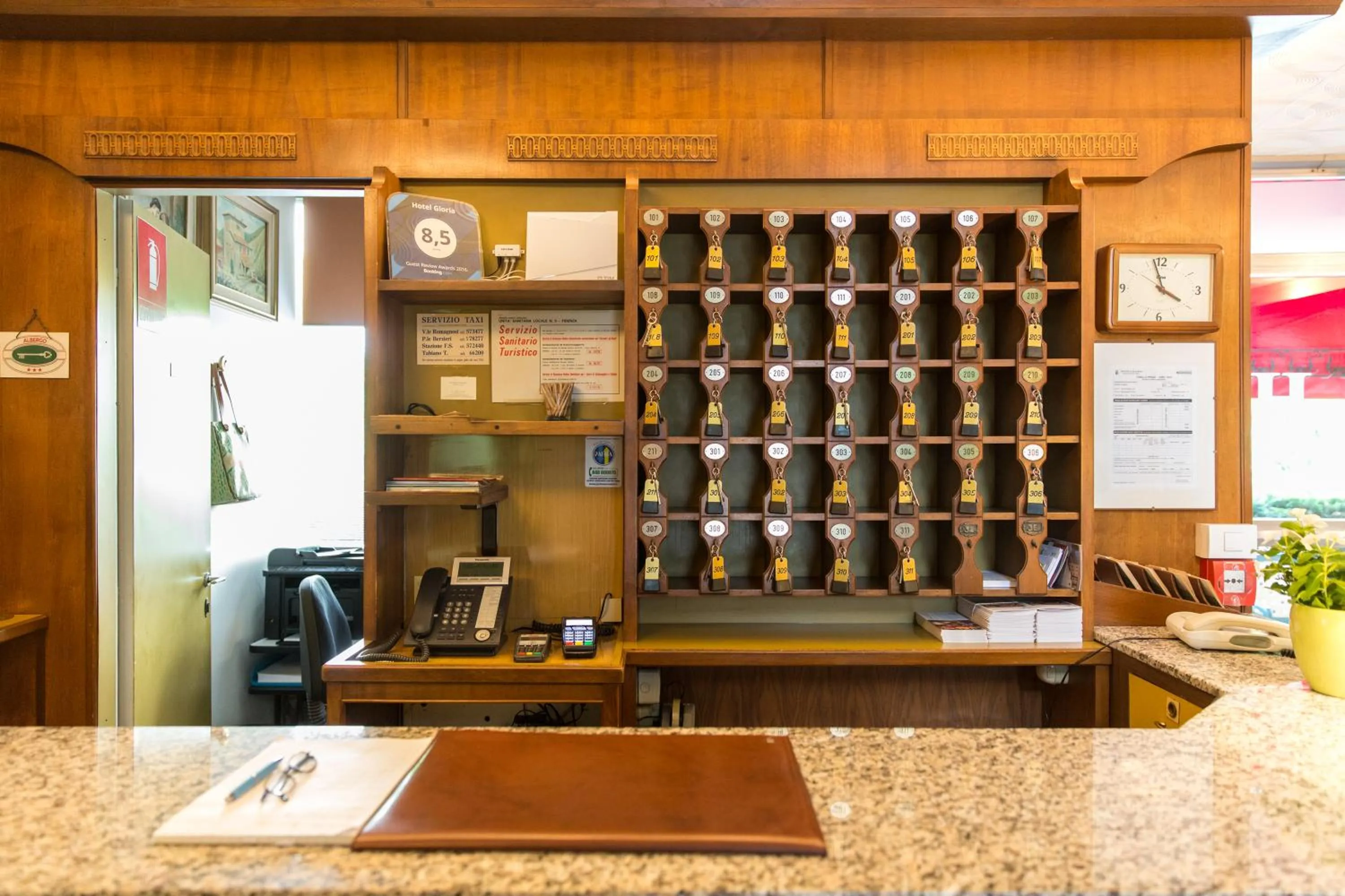 Lobby or reception in Hotel Gloria