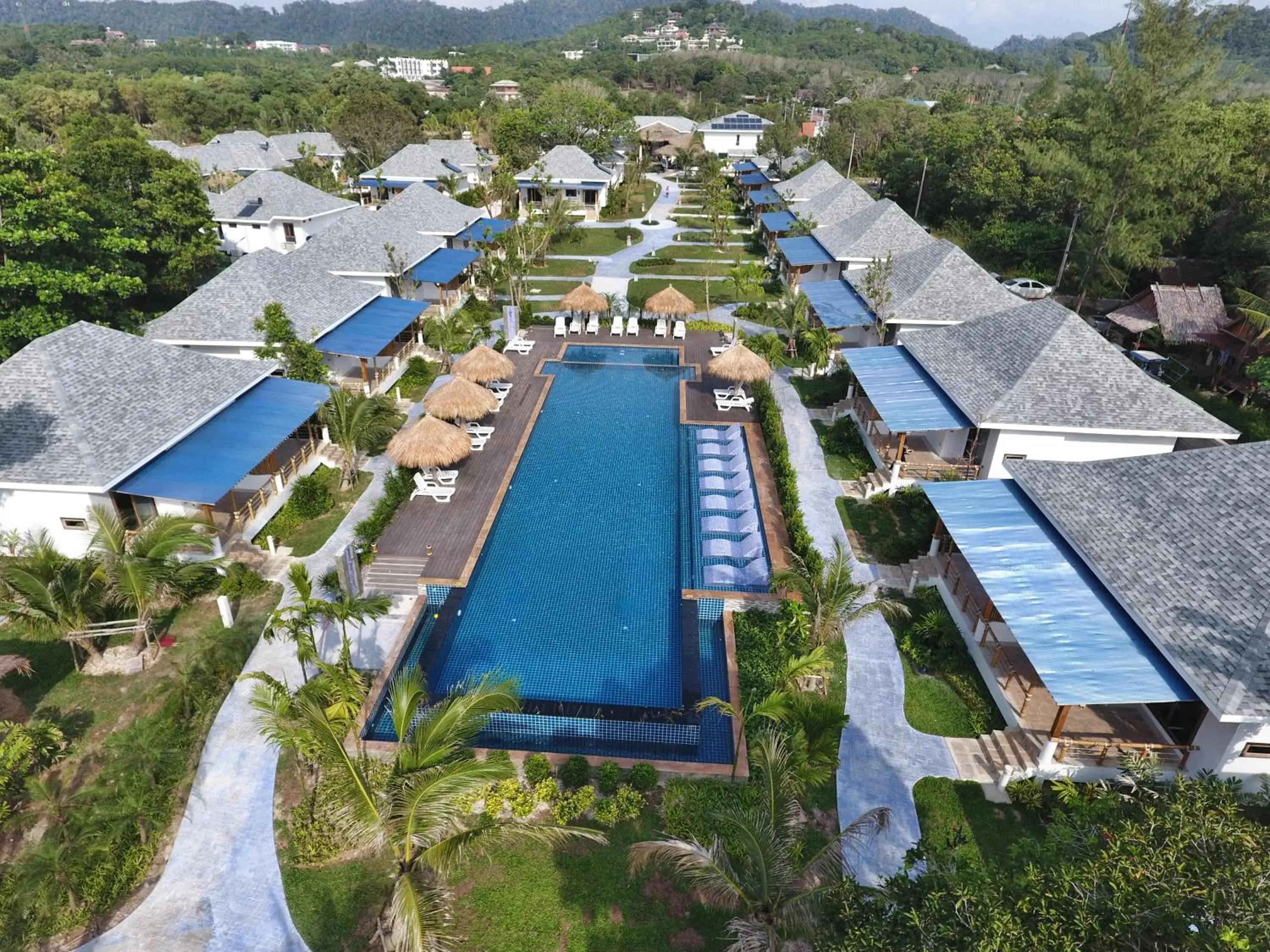 Bird's eye view in Lanta Casa Blanca Bird's eye view in Lanta Casa Blanca