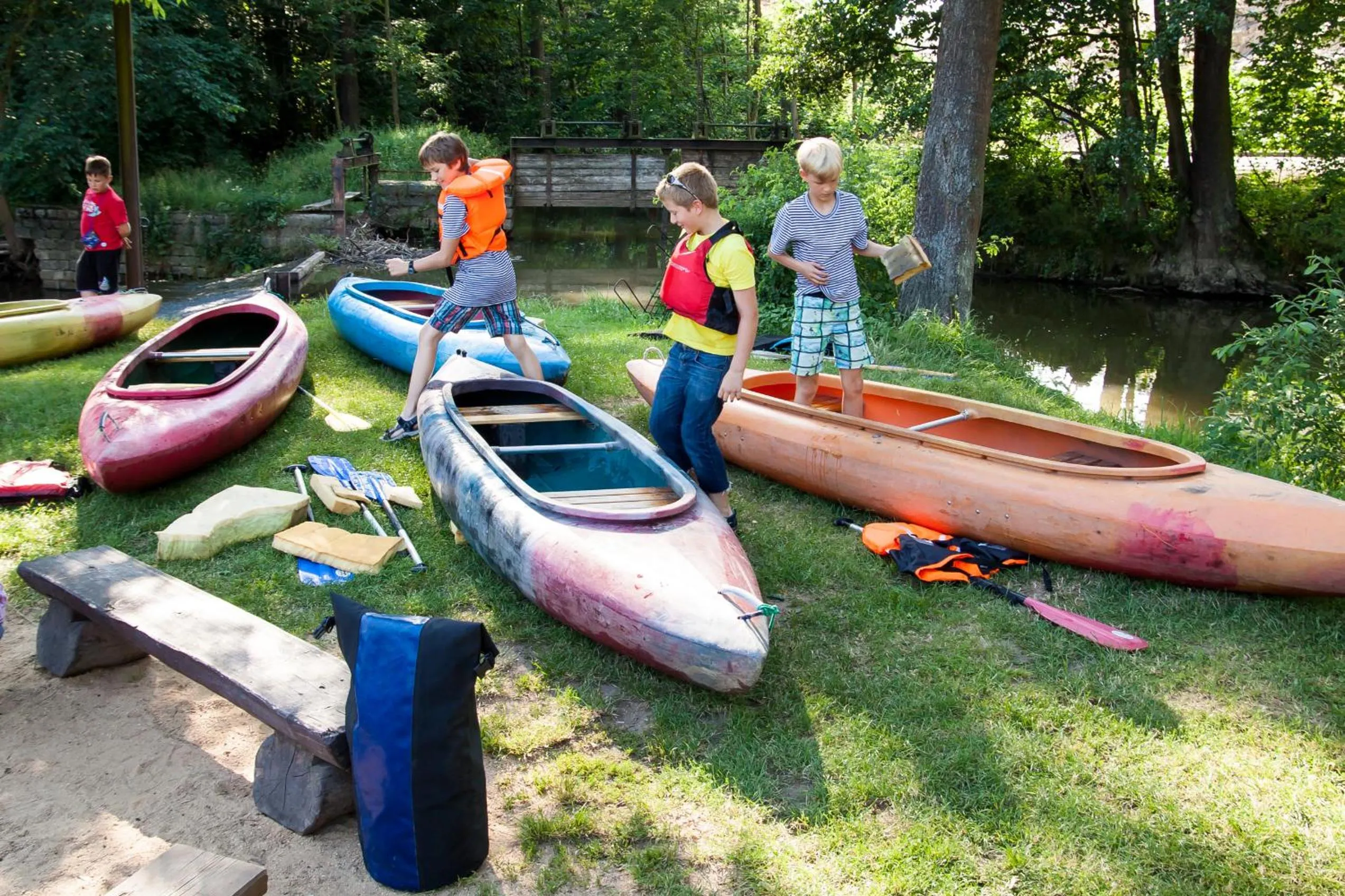 Canoeing in Turisticka ubytovna Cakle