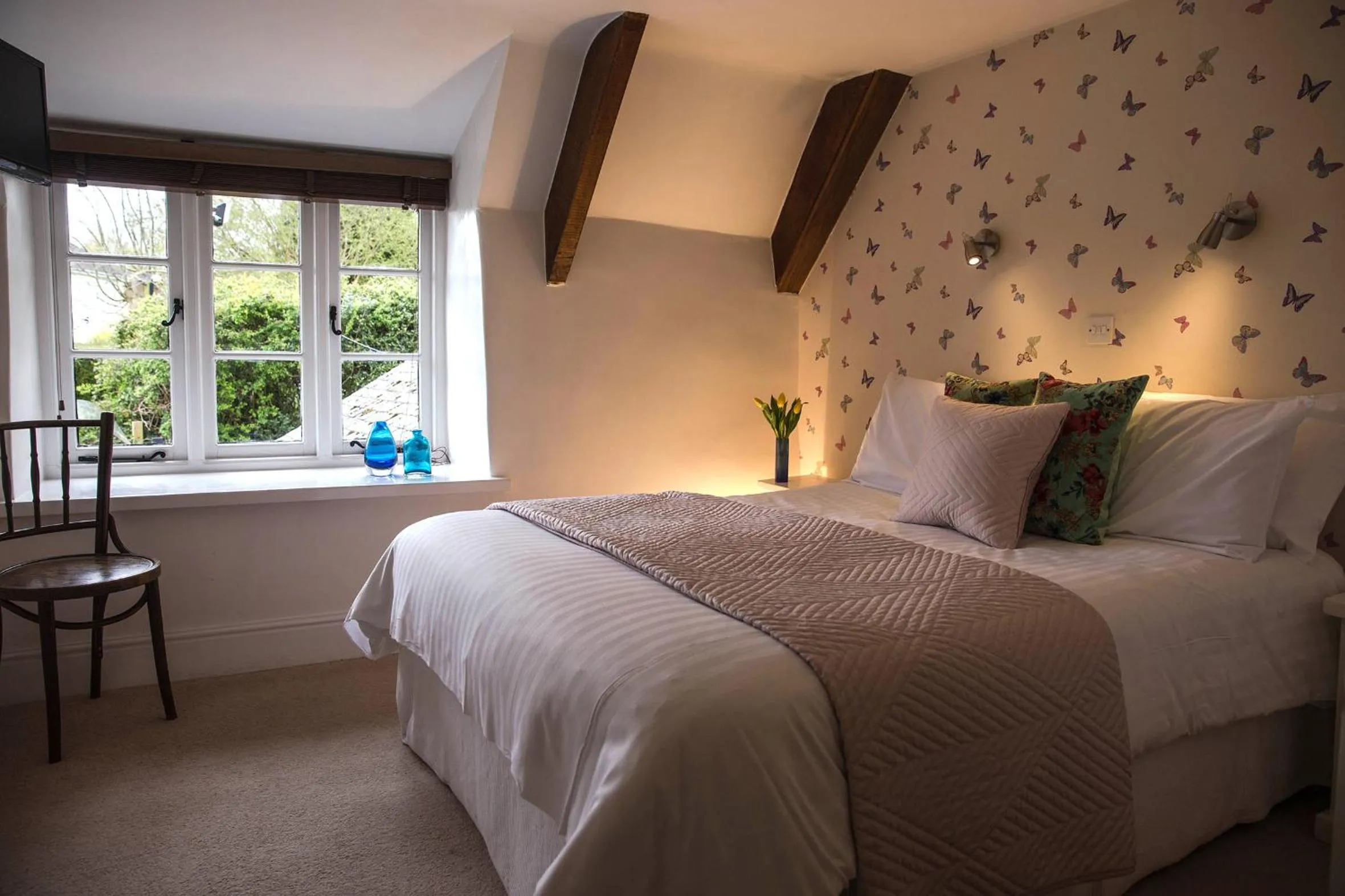 Bedroom, Bed in The Cott Inn