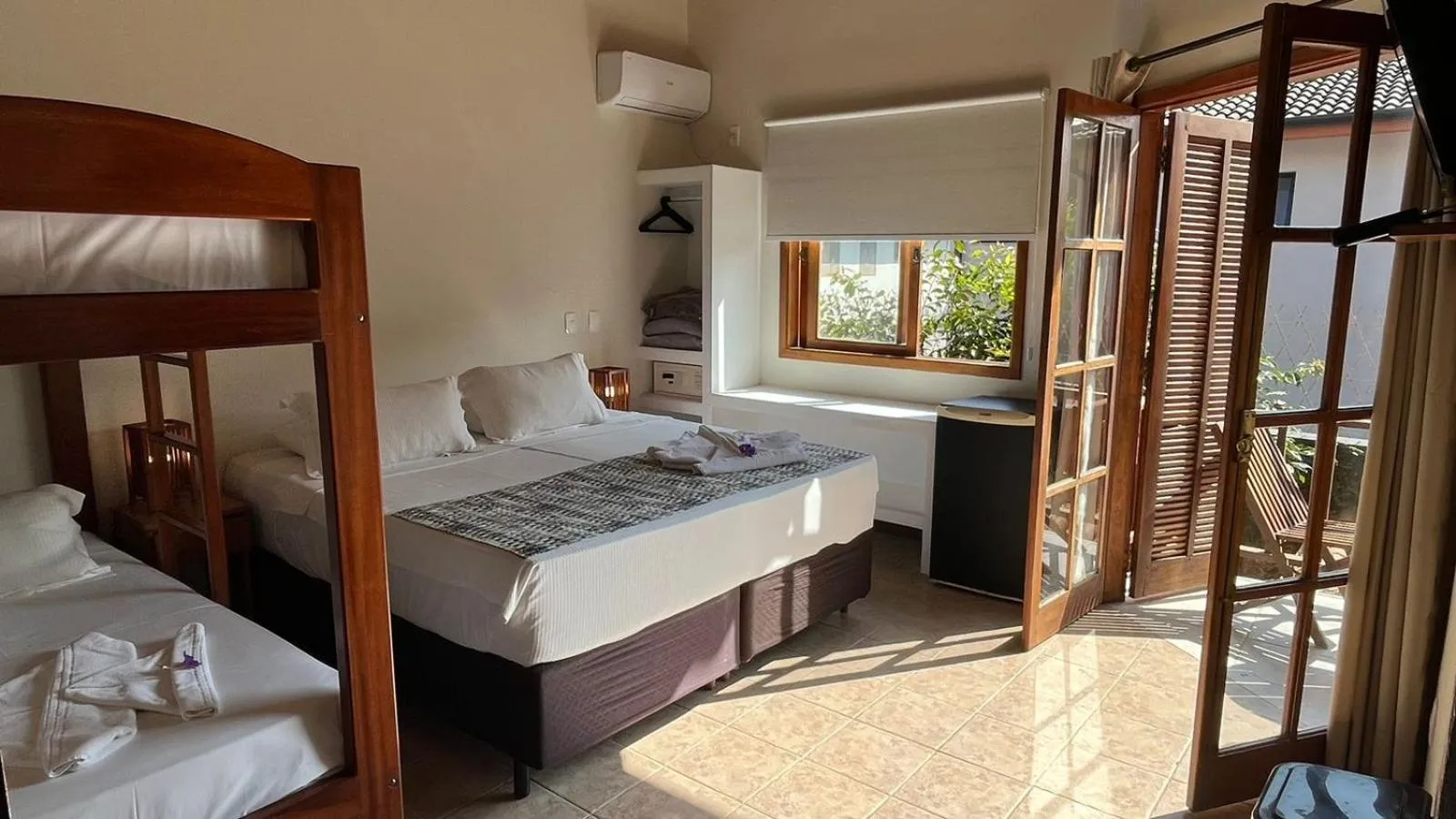 Bed in Pousada Moryba