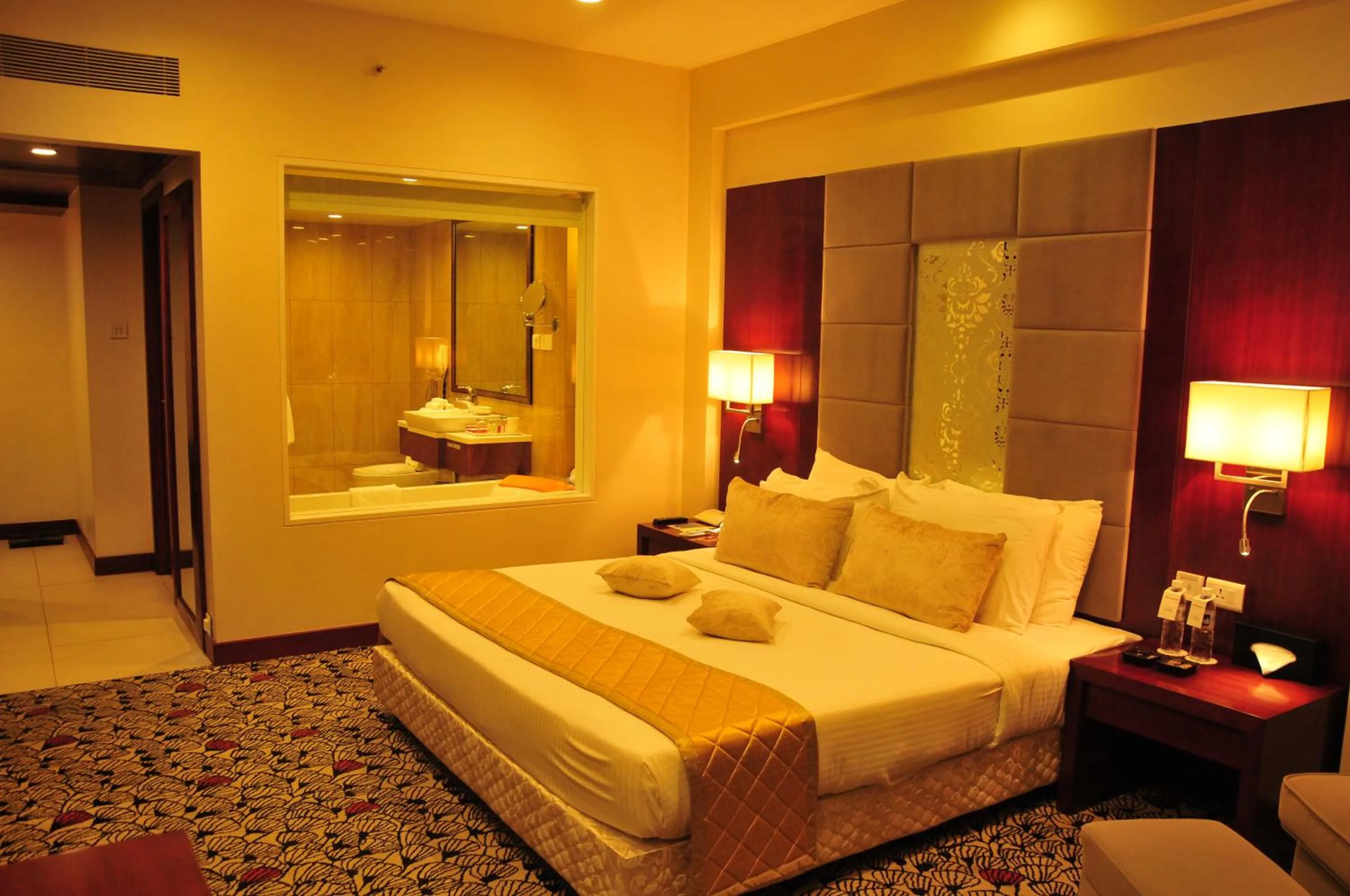 Bedroom, Bed in Ramoji Film City- Sitara Luxury Hotel