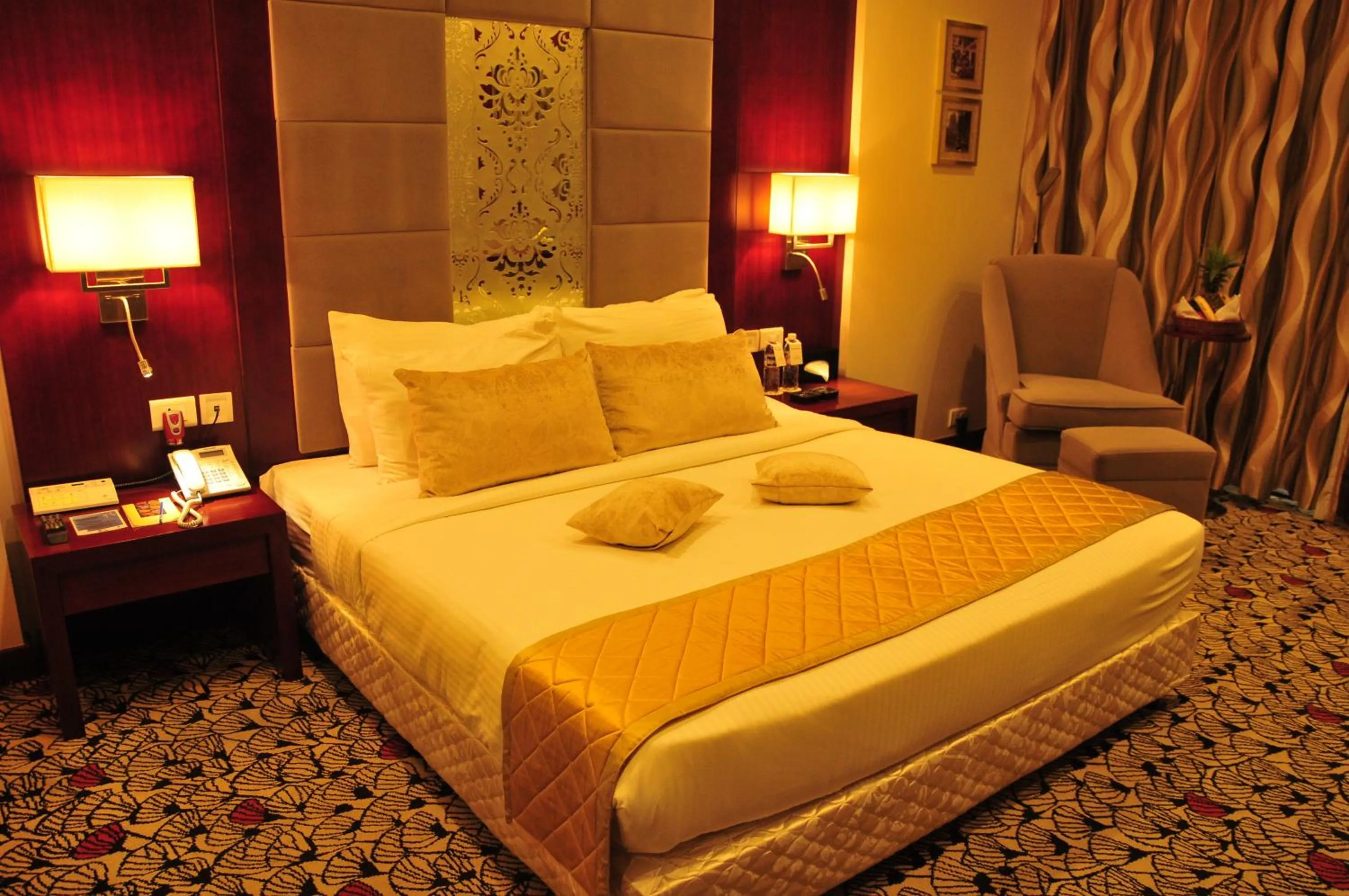 Bedroom, Bed in Ramoji Film City- Sitara Luxury Hotel