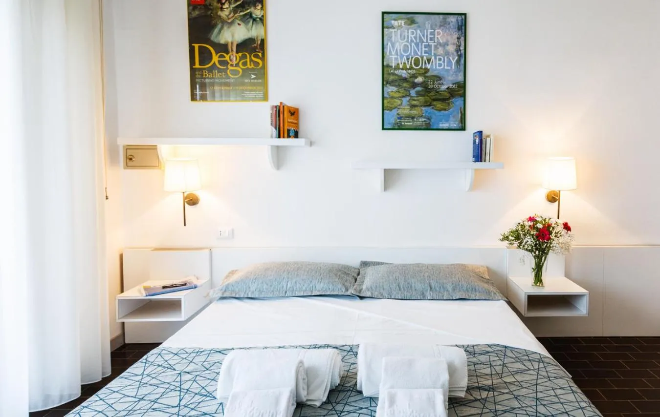 Bed in Hotel Sabrina