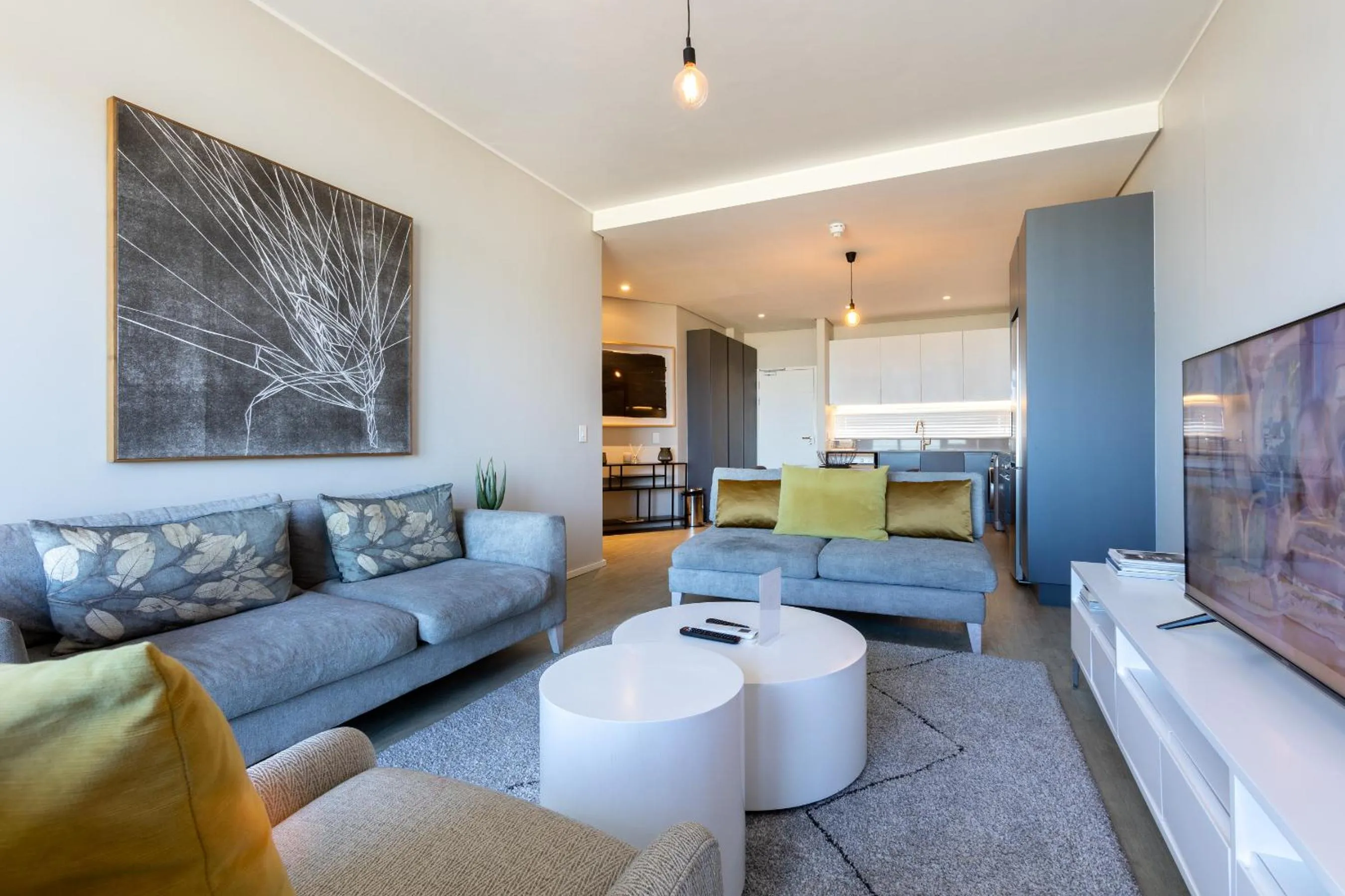 Living room in Axis Luxury Apartments by Century City Hotels