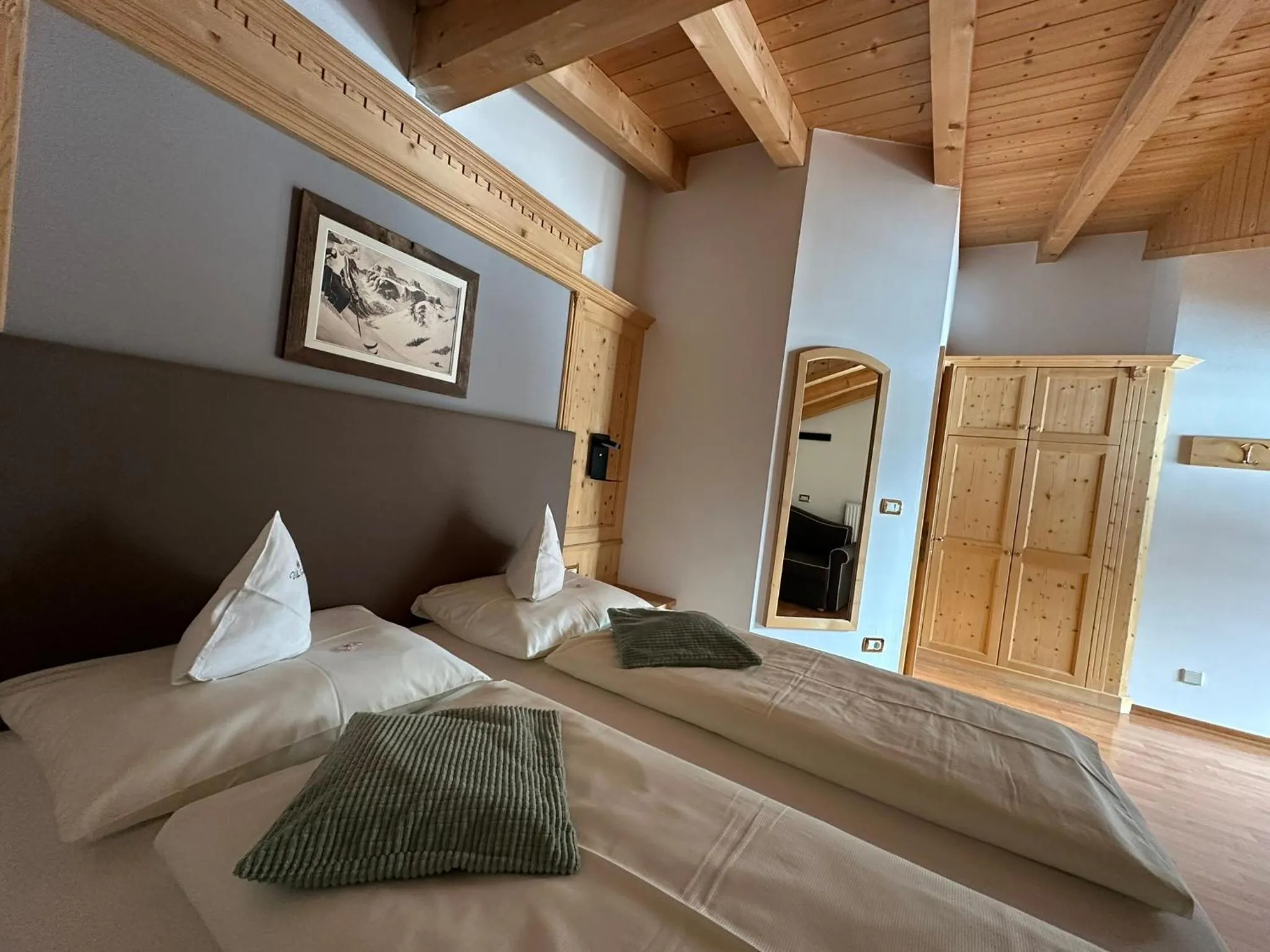 Bed in Garnì Villa Erna