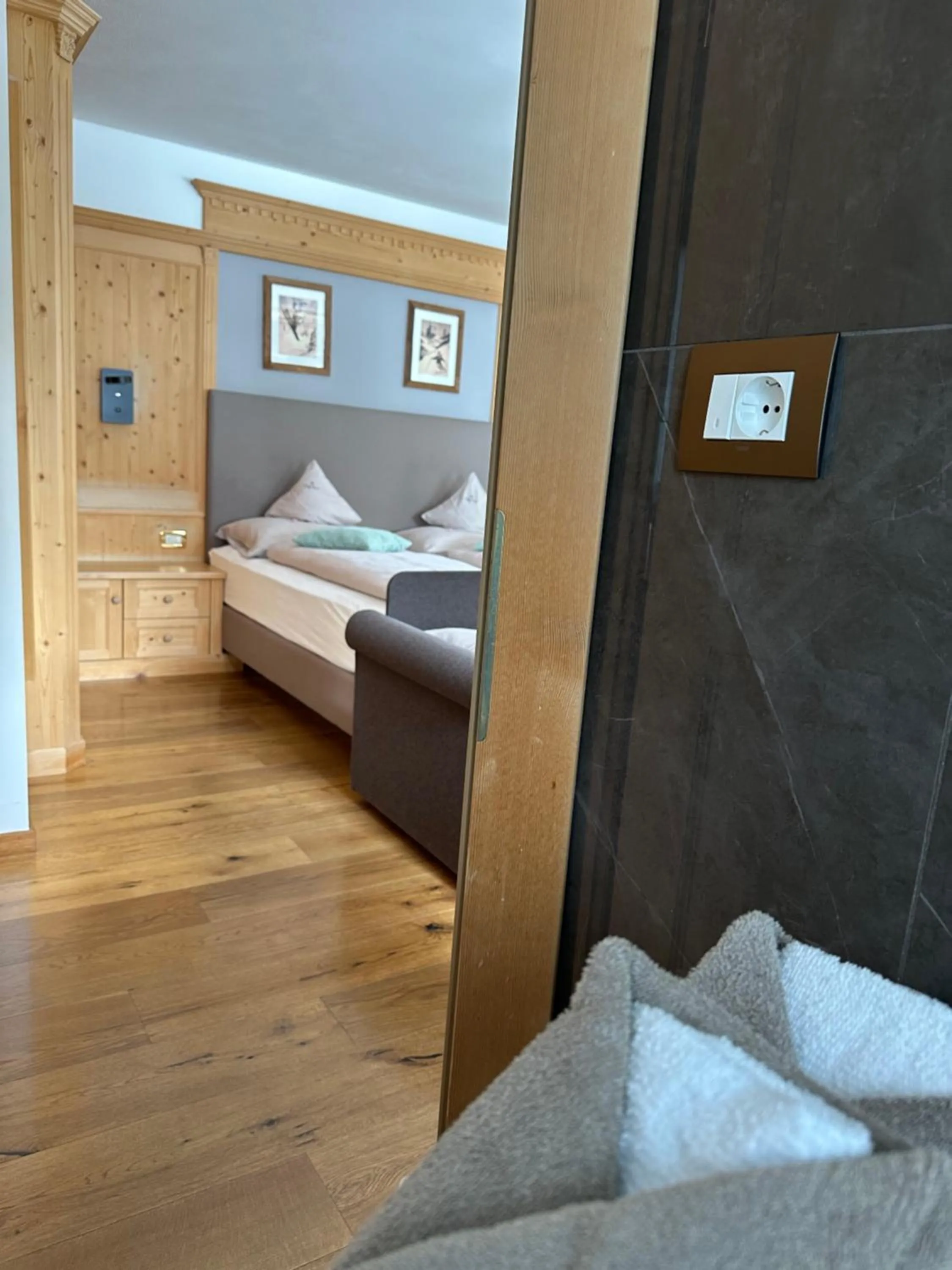 Bed in Garnì Villa Erna