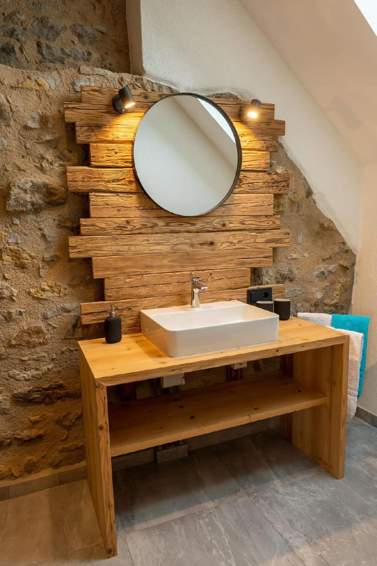 Bathroom in Gästehaus Kaltenbach