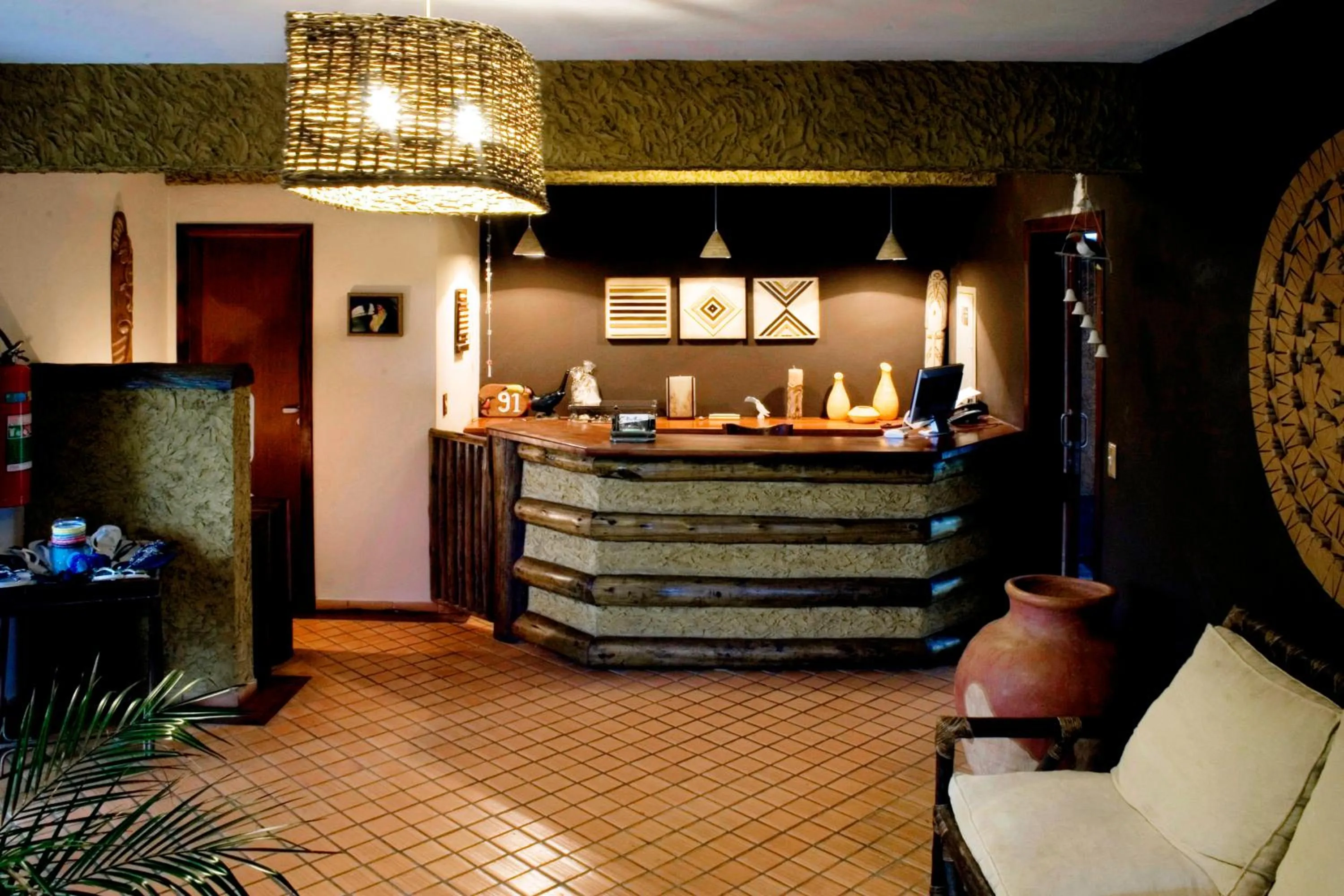 Lobby or reception in Pousada Bico Verde