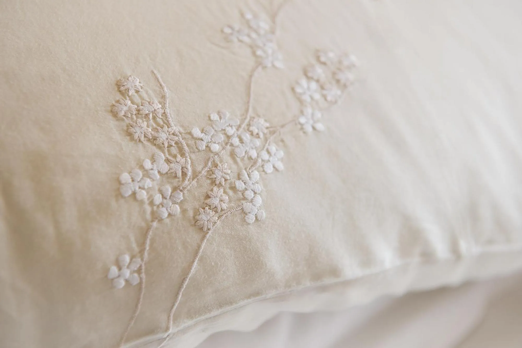 Decorative detail, Bed in Palm Gallery Hotel