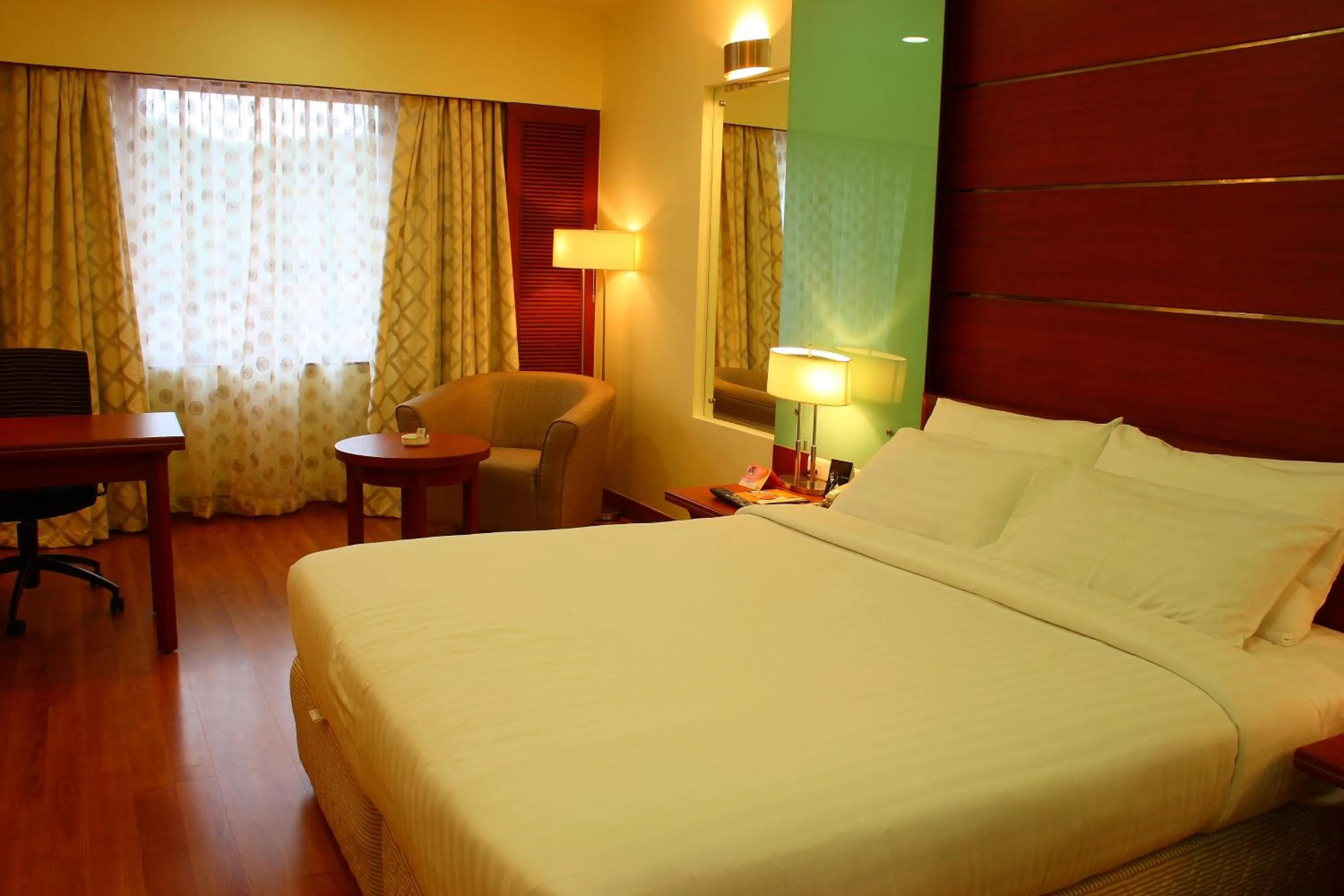 Bedroom, Bed in Ramoji Film City- Tara Comfort Hotel