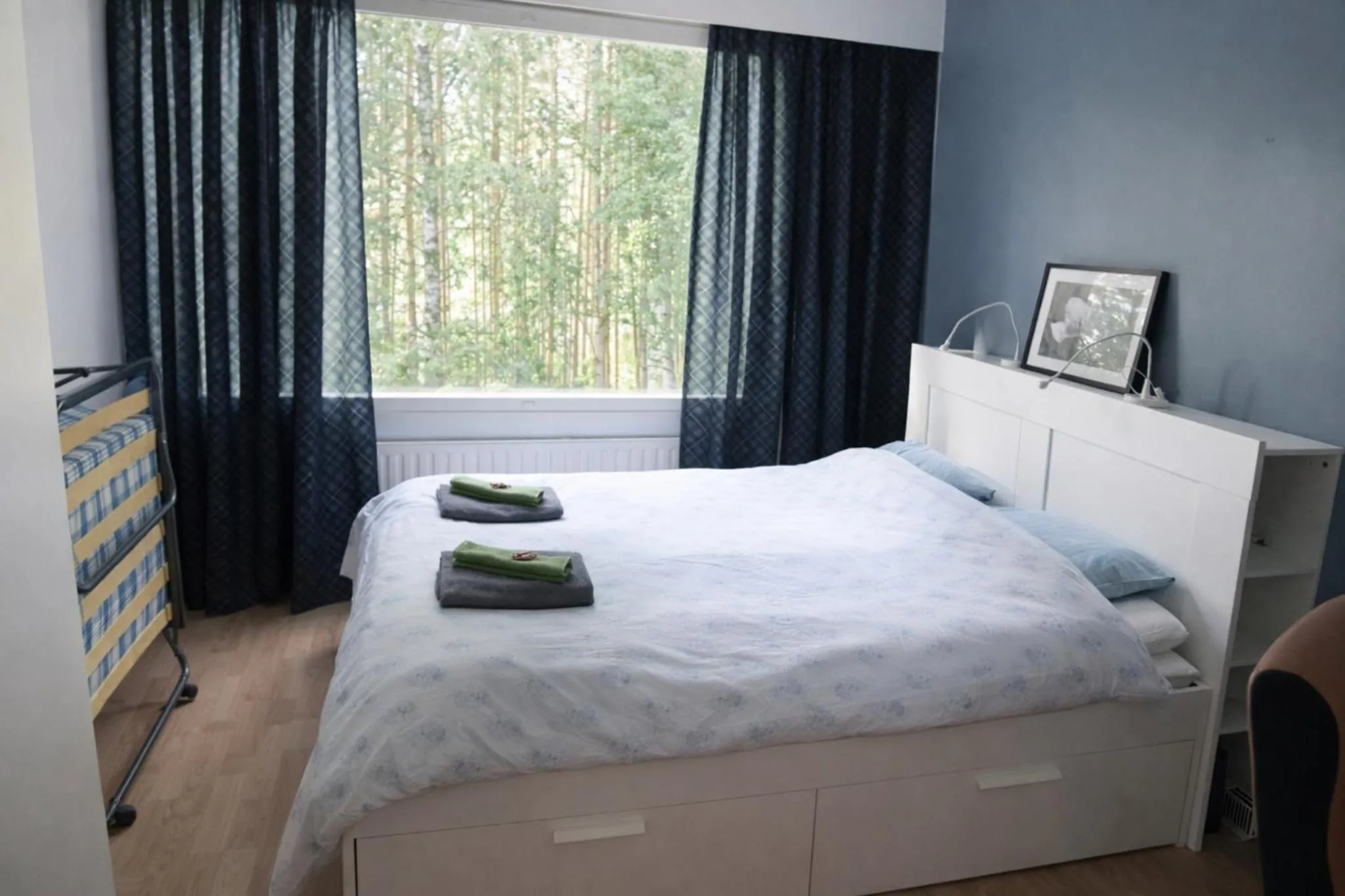 Bed in 1-Bedroom Apartment with Sauna