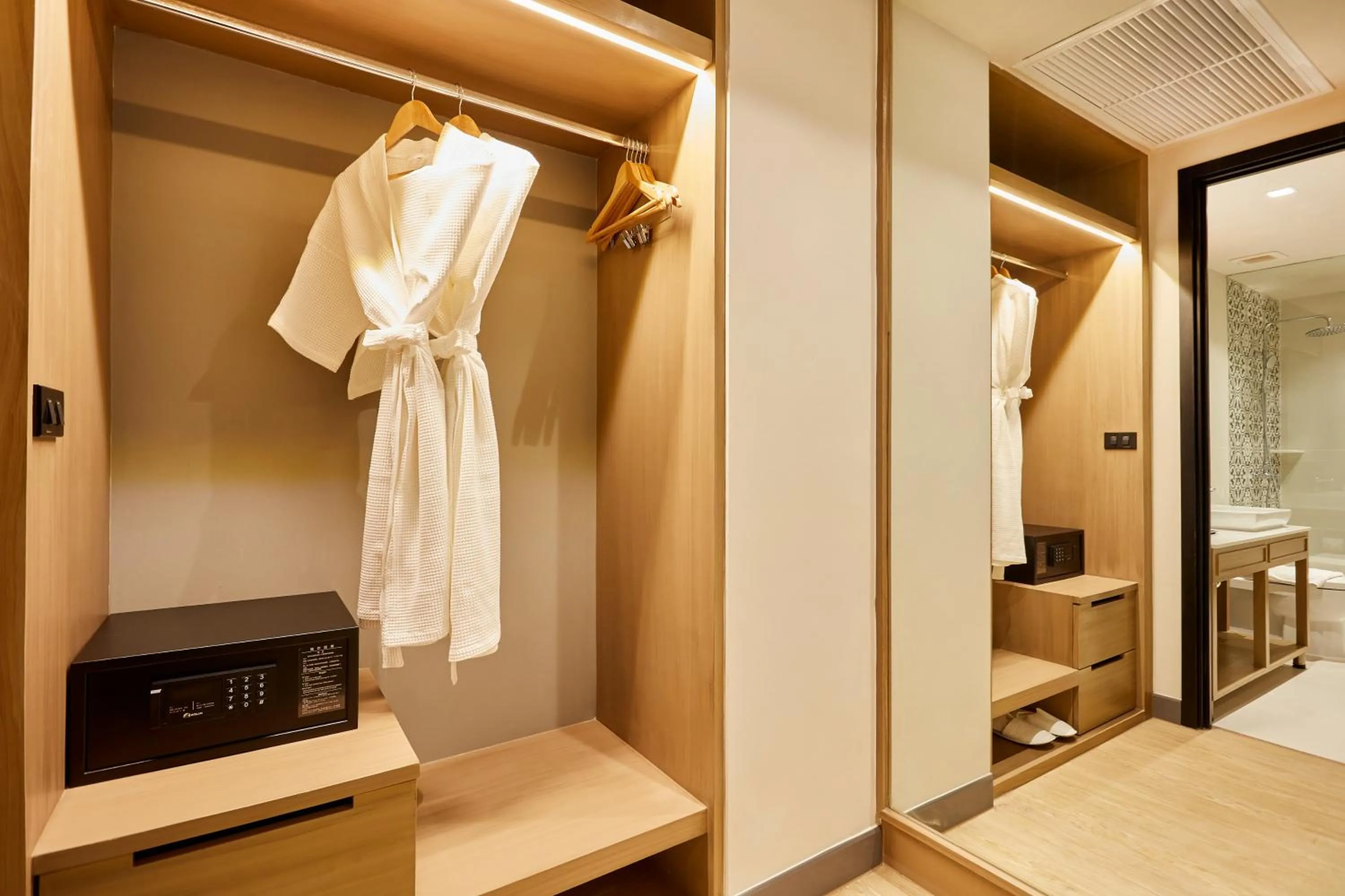wardrobe in Health Land Resort & Spa