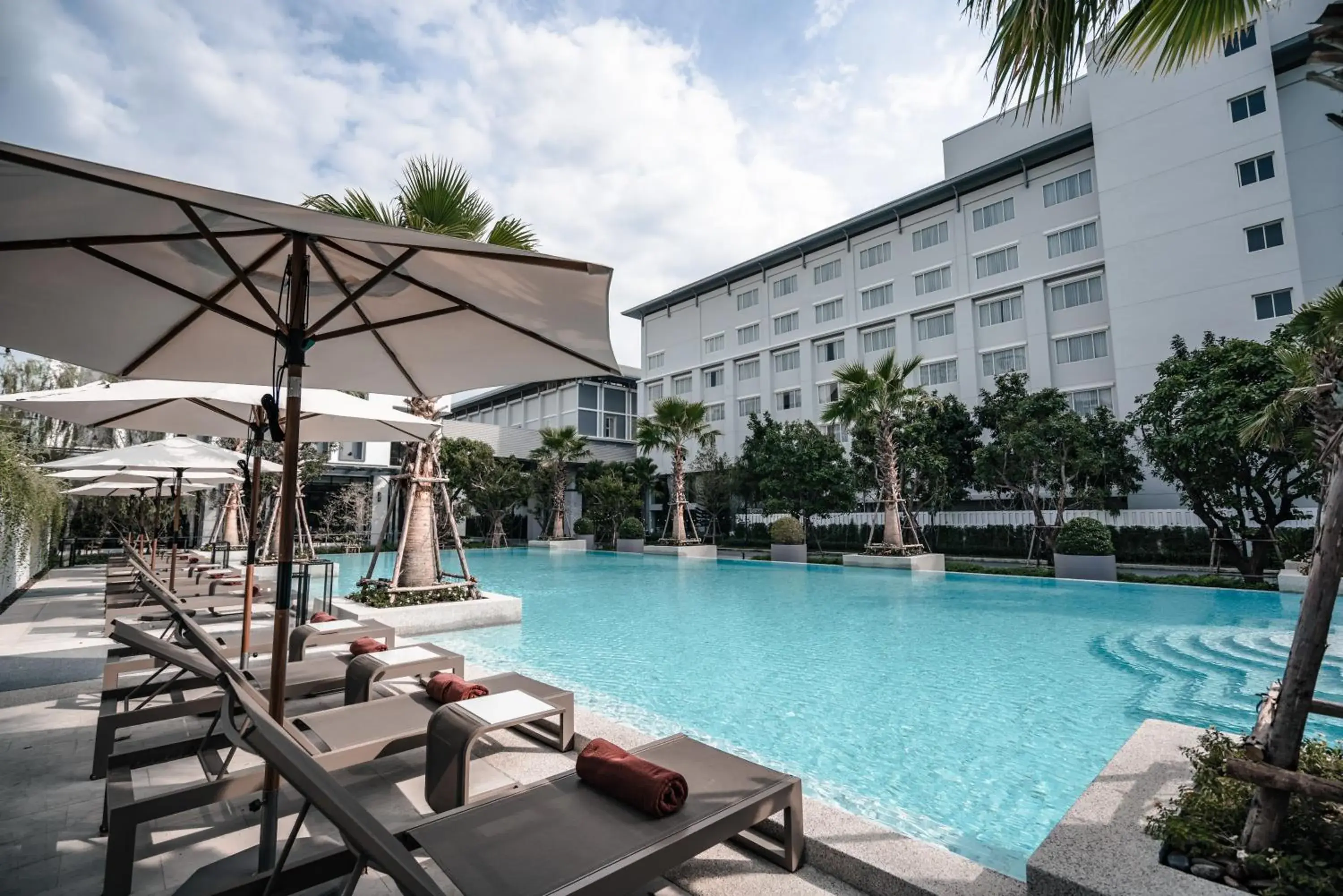 Pool view in Health Land Resort & Spa Pool view in Health Land Resort & Spa