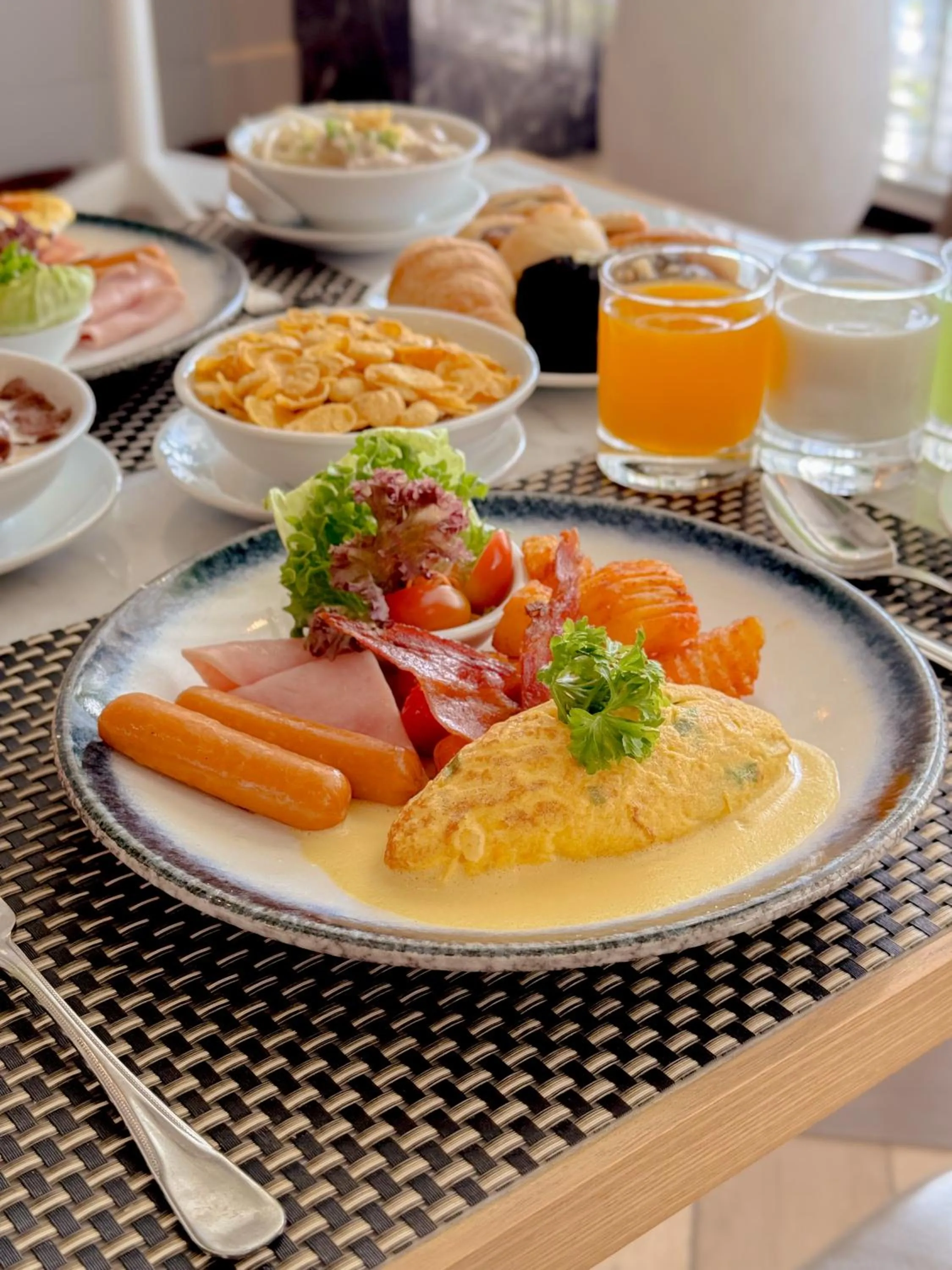 Breakfast in Health Land Resort & Spa