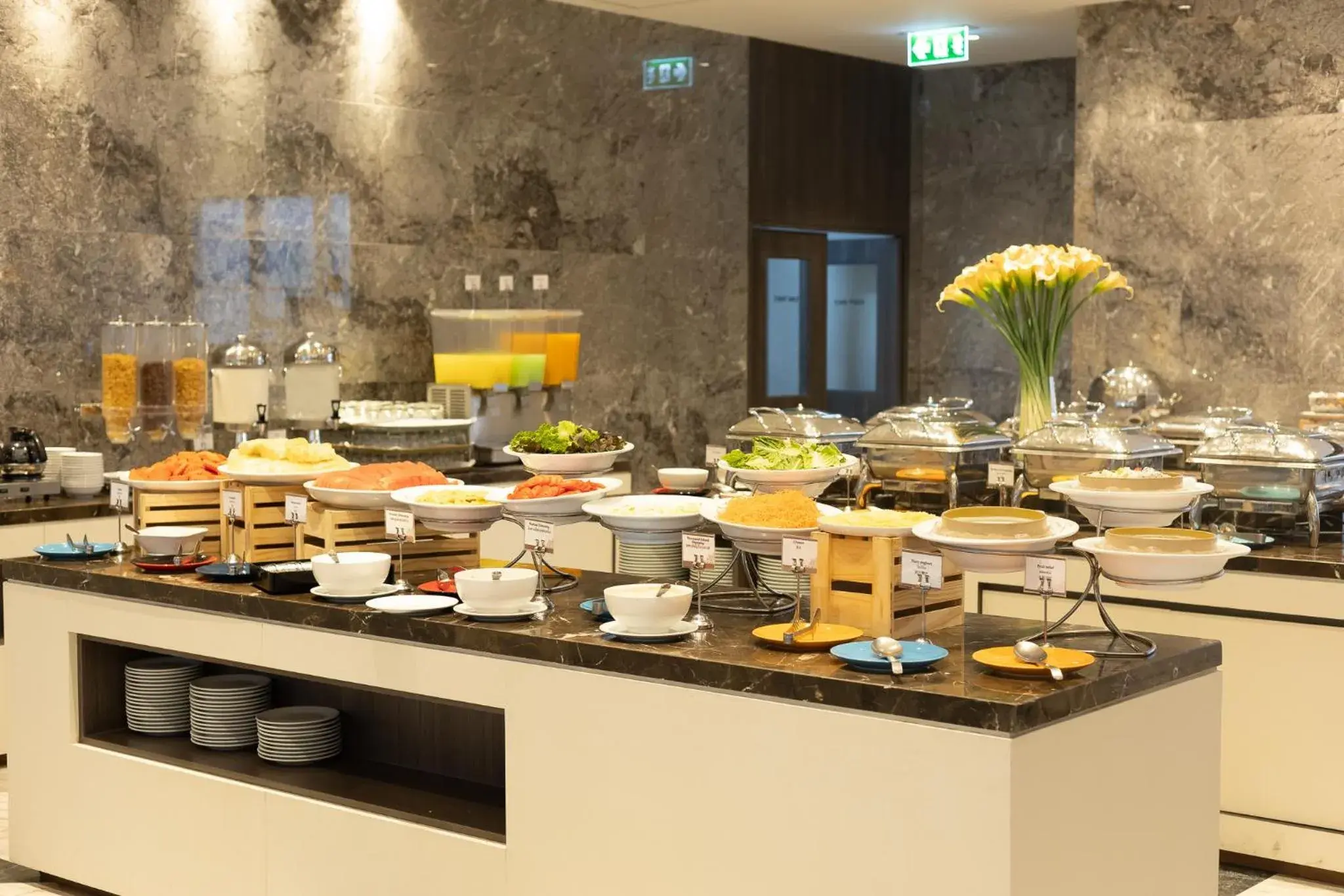 Breakfast in Health Land Resort & Spa Breakfast in Health Land Resort & Spa