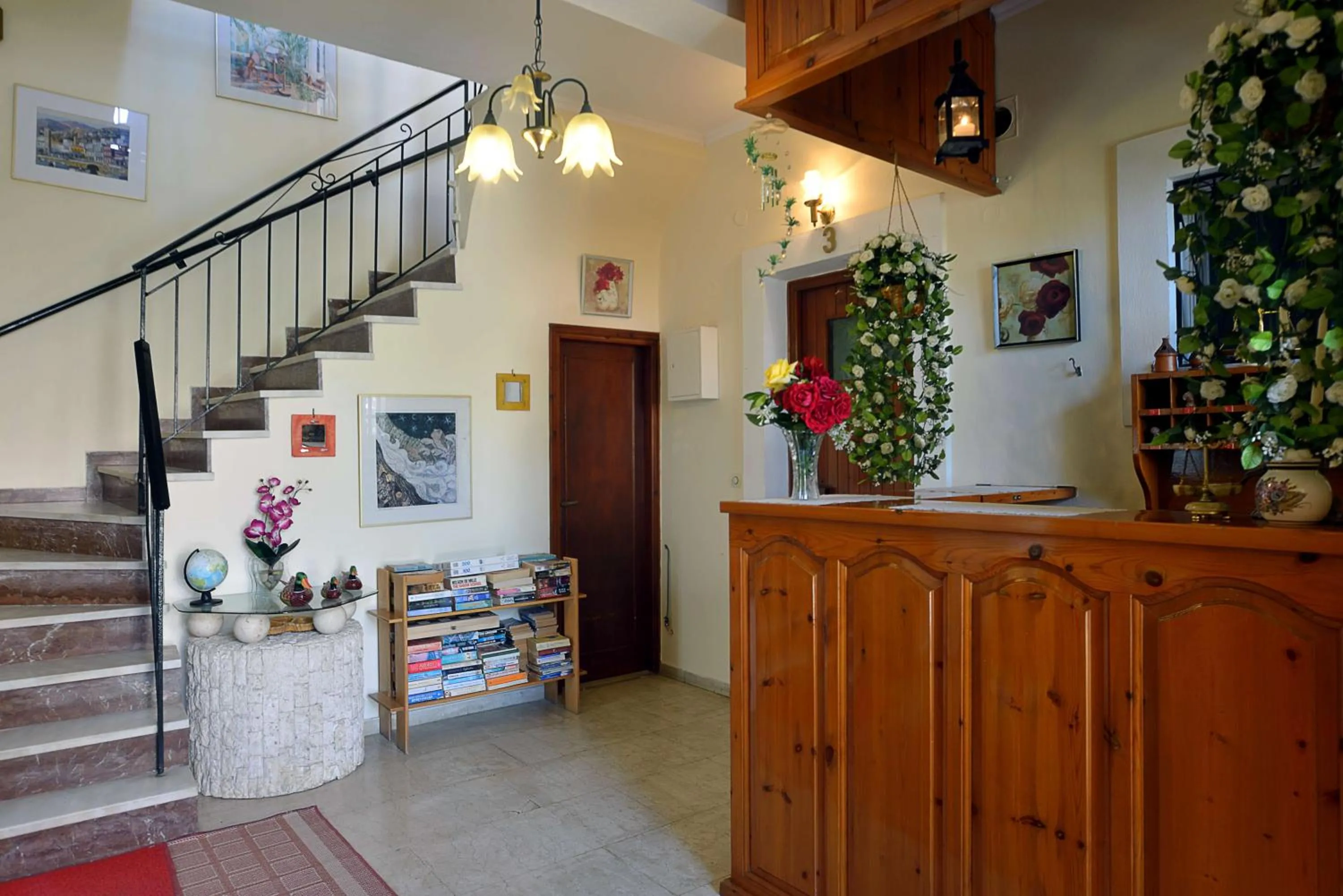 Lobby or reception in Eleni Apartments