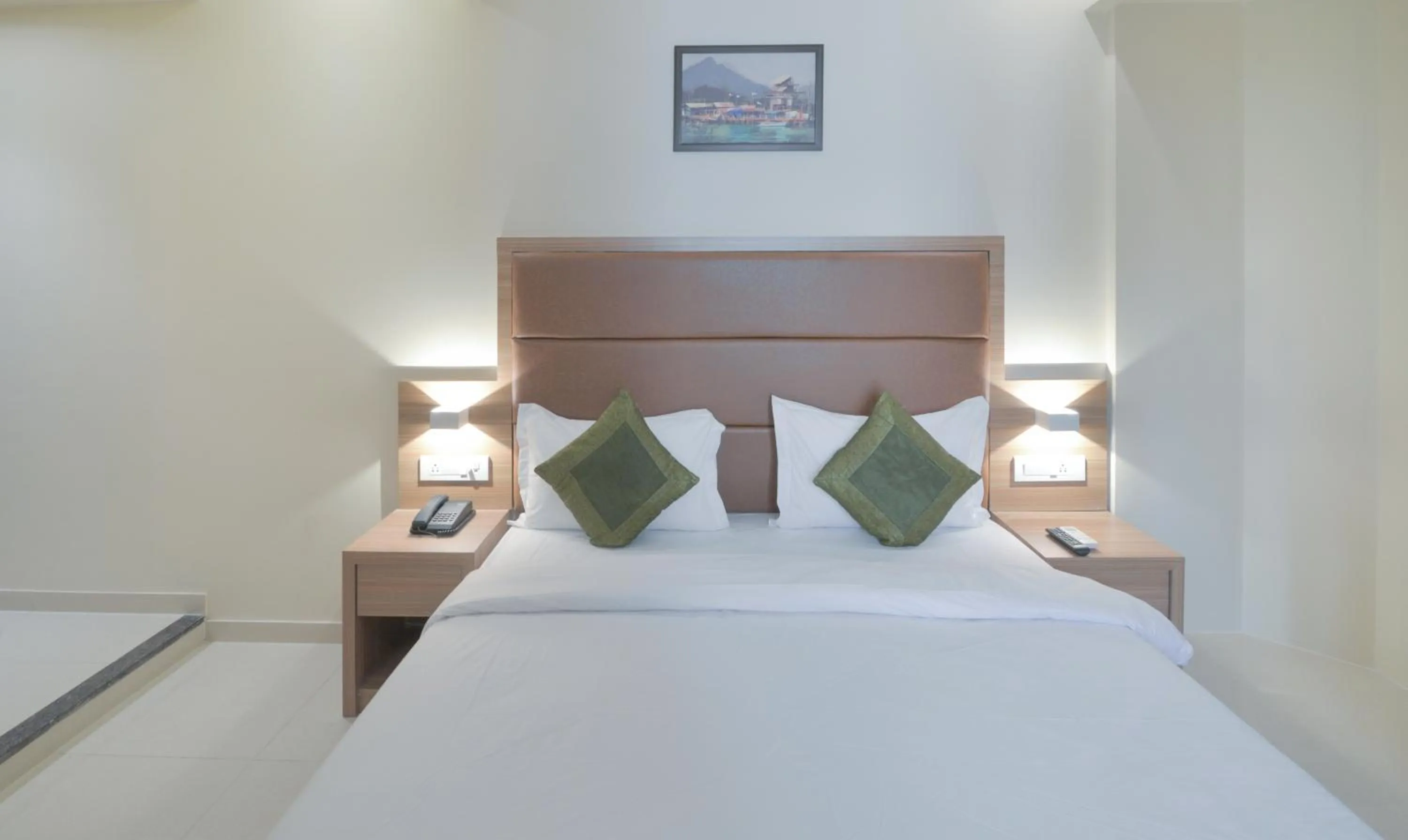 Bed in Hotel West Blue