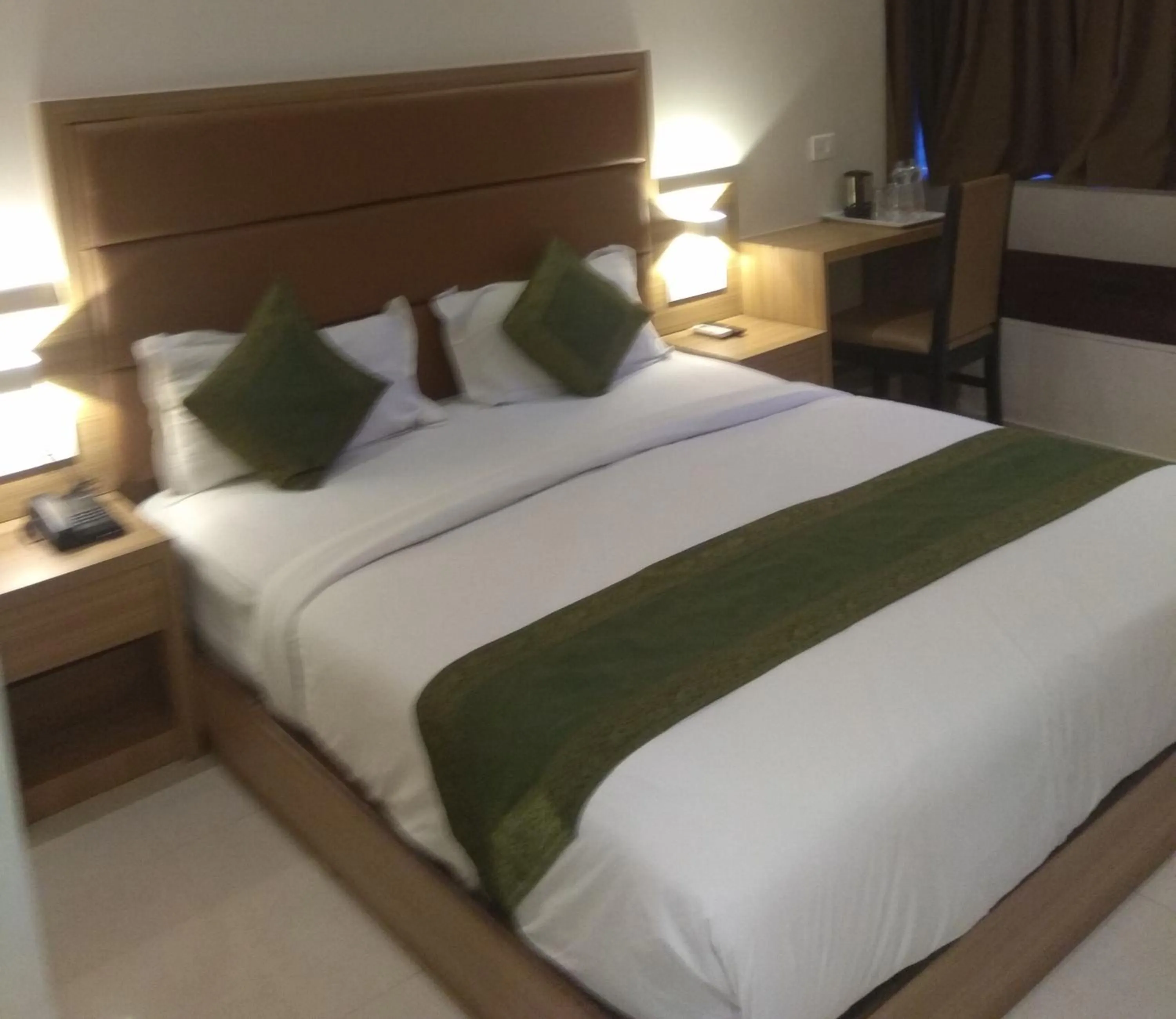 Bed in Hotel West Blue