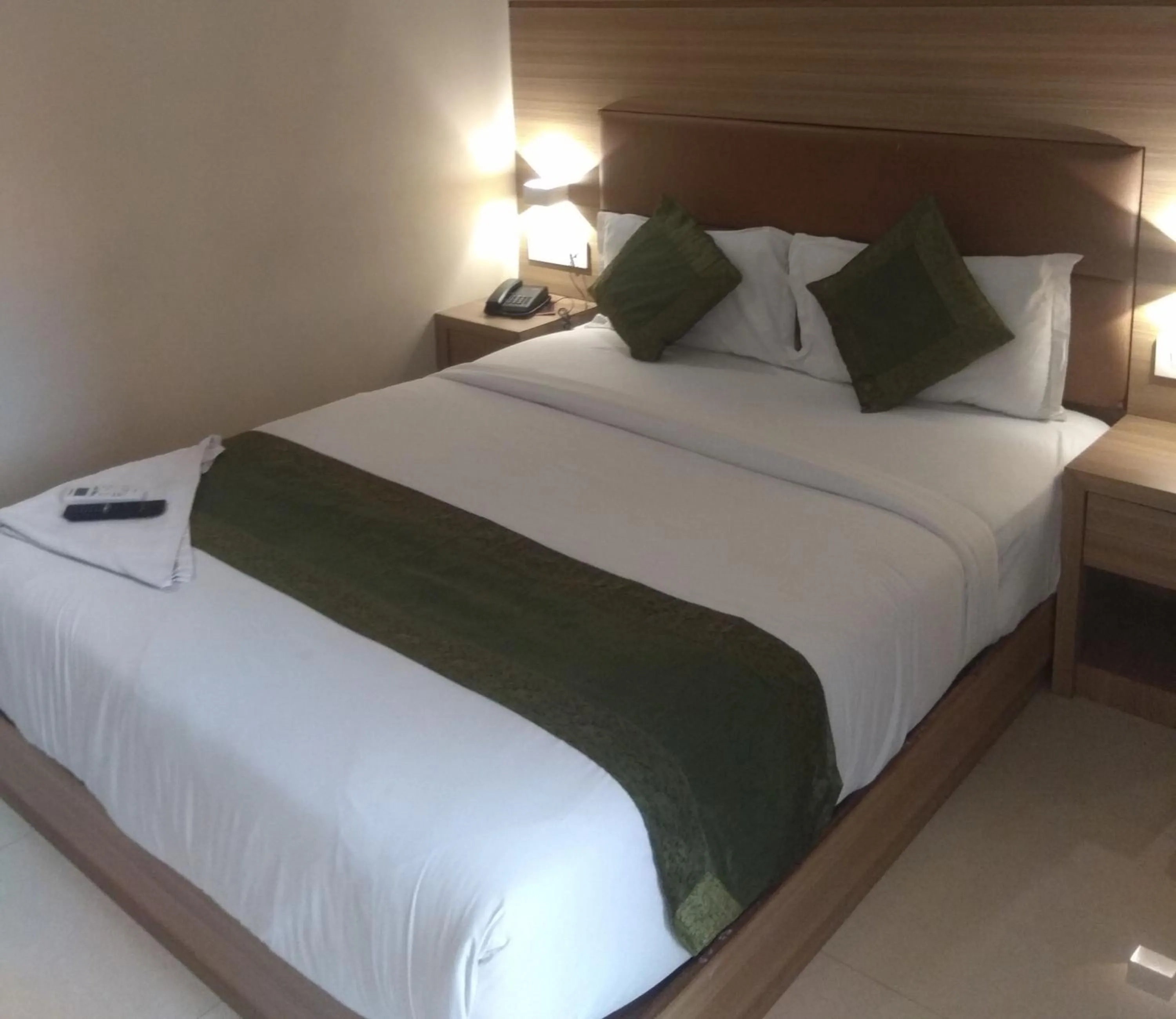 Bed in Hotel West Blue