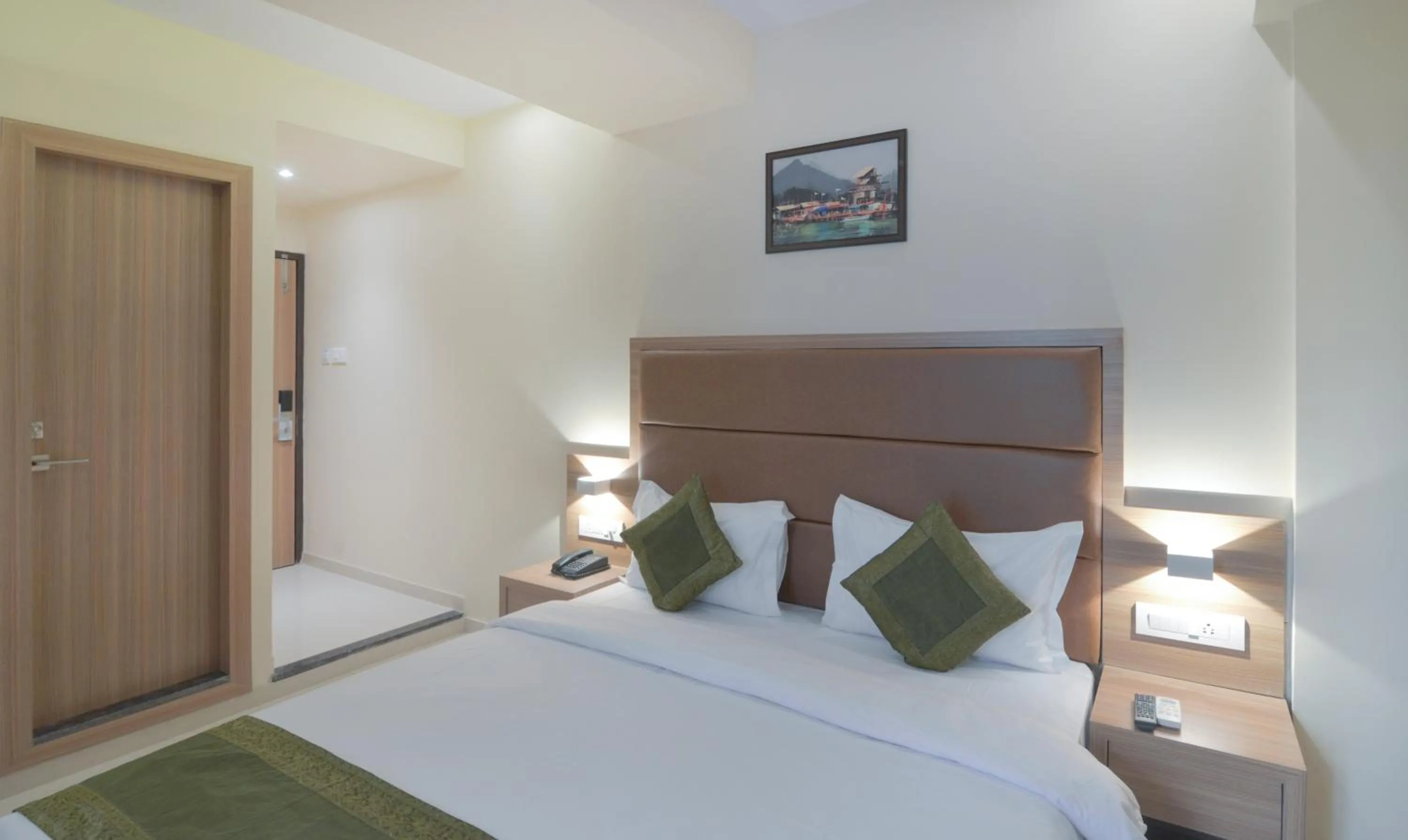 Bed in Hotel West Blue