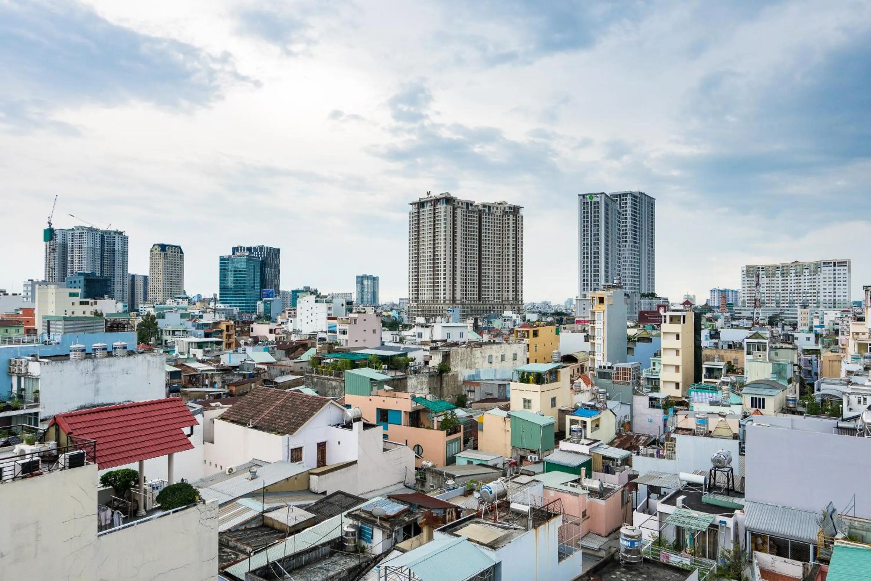 Bird's eye view in Saigon Central Hotel