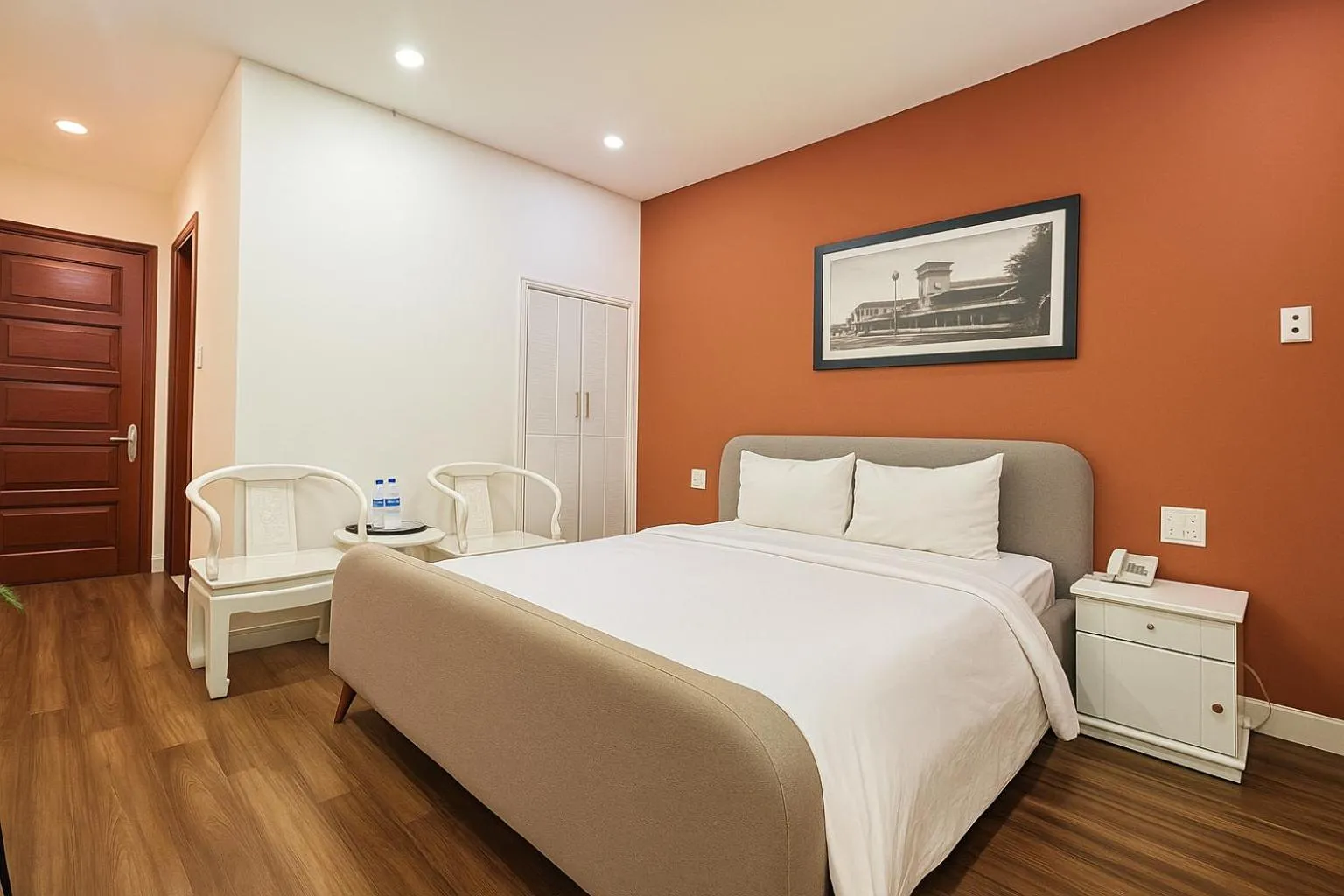 Bed in Saigon Central Hotel