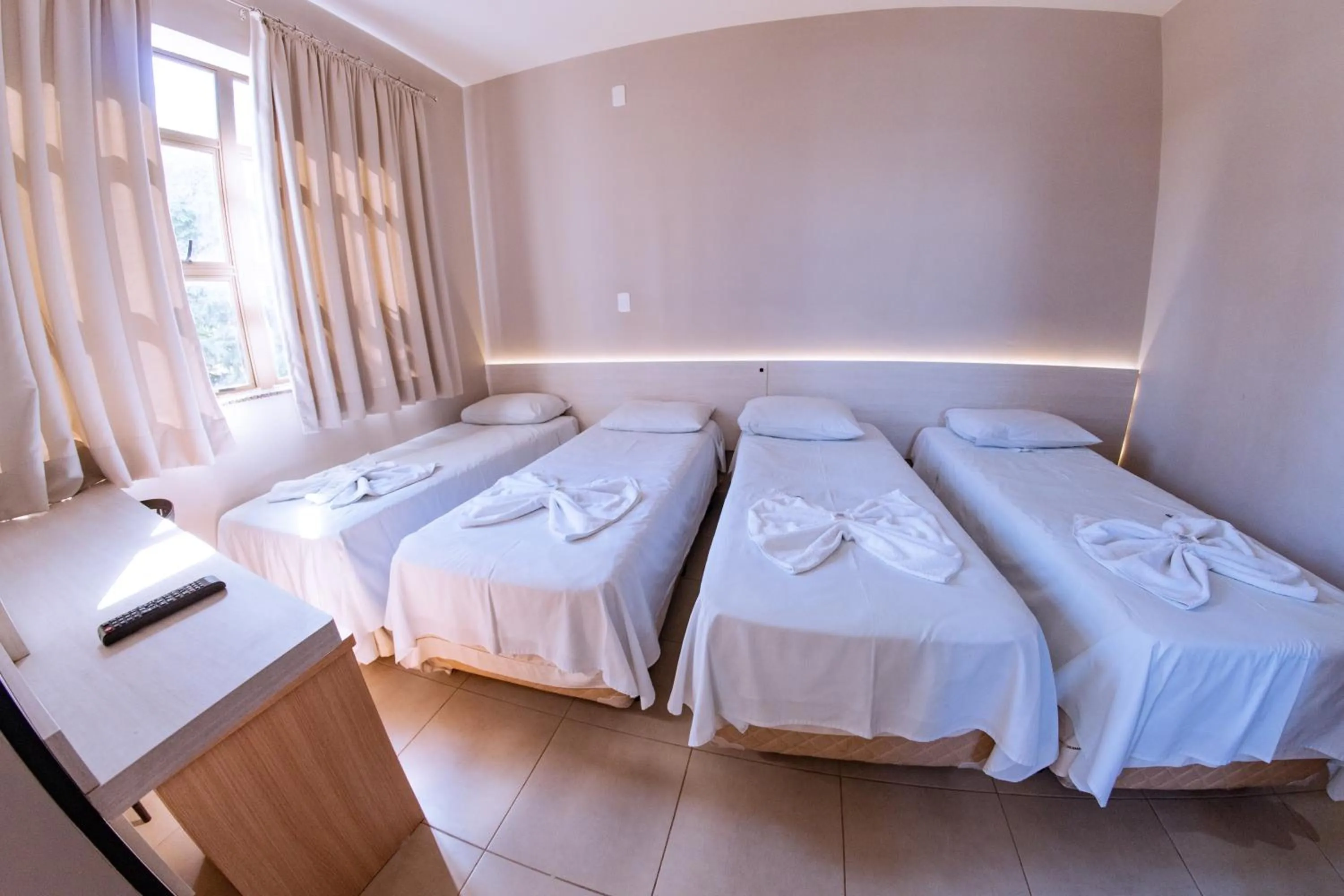 Bed in Hotel Ipiranga Maringa