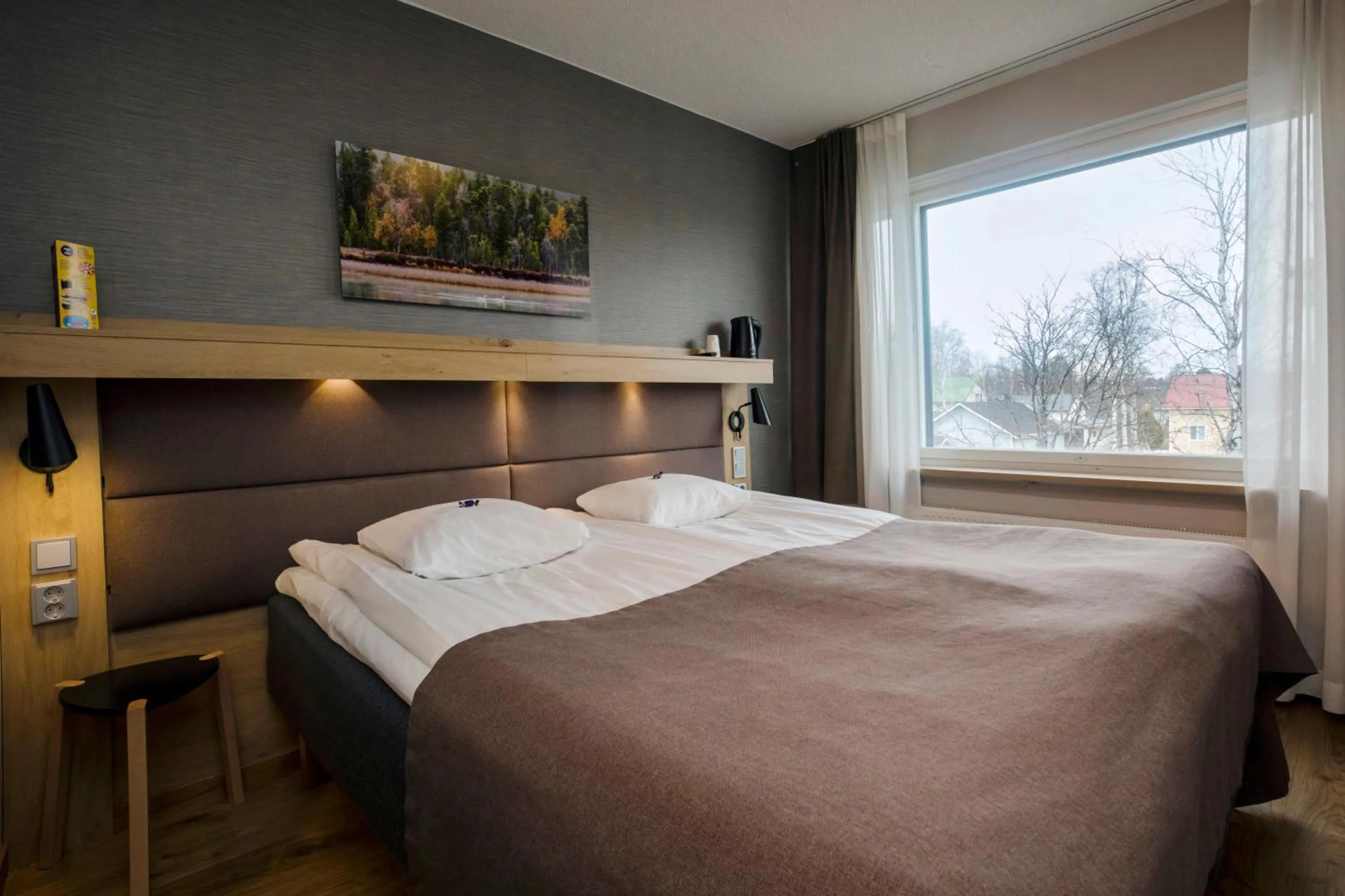 Bed in Hotelli Toivola