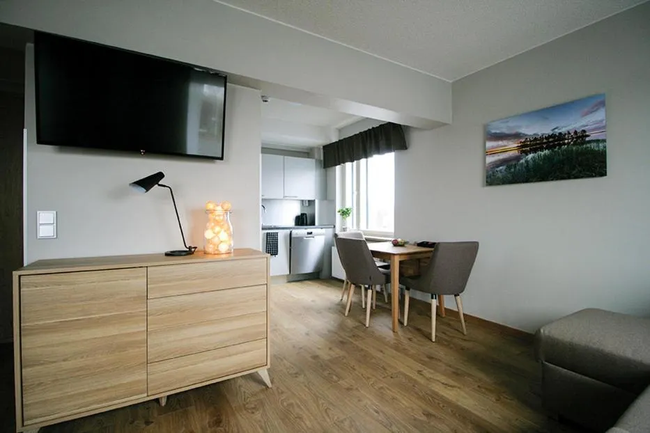 Dining area in Hotelli Toivola