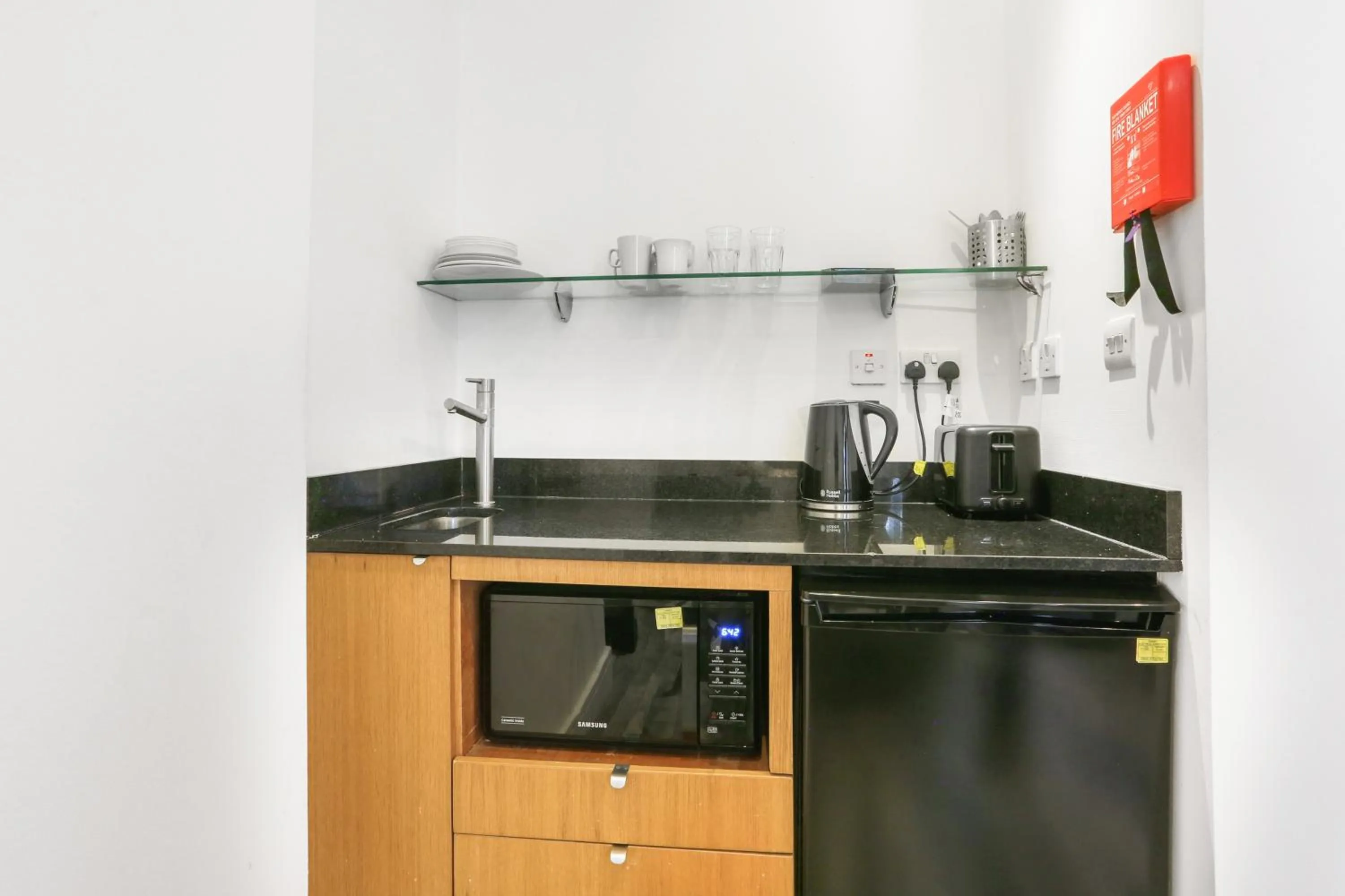 Kitchen or kitchenette in BeiRoom Hyde Park Apartments