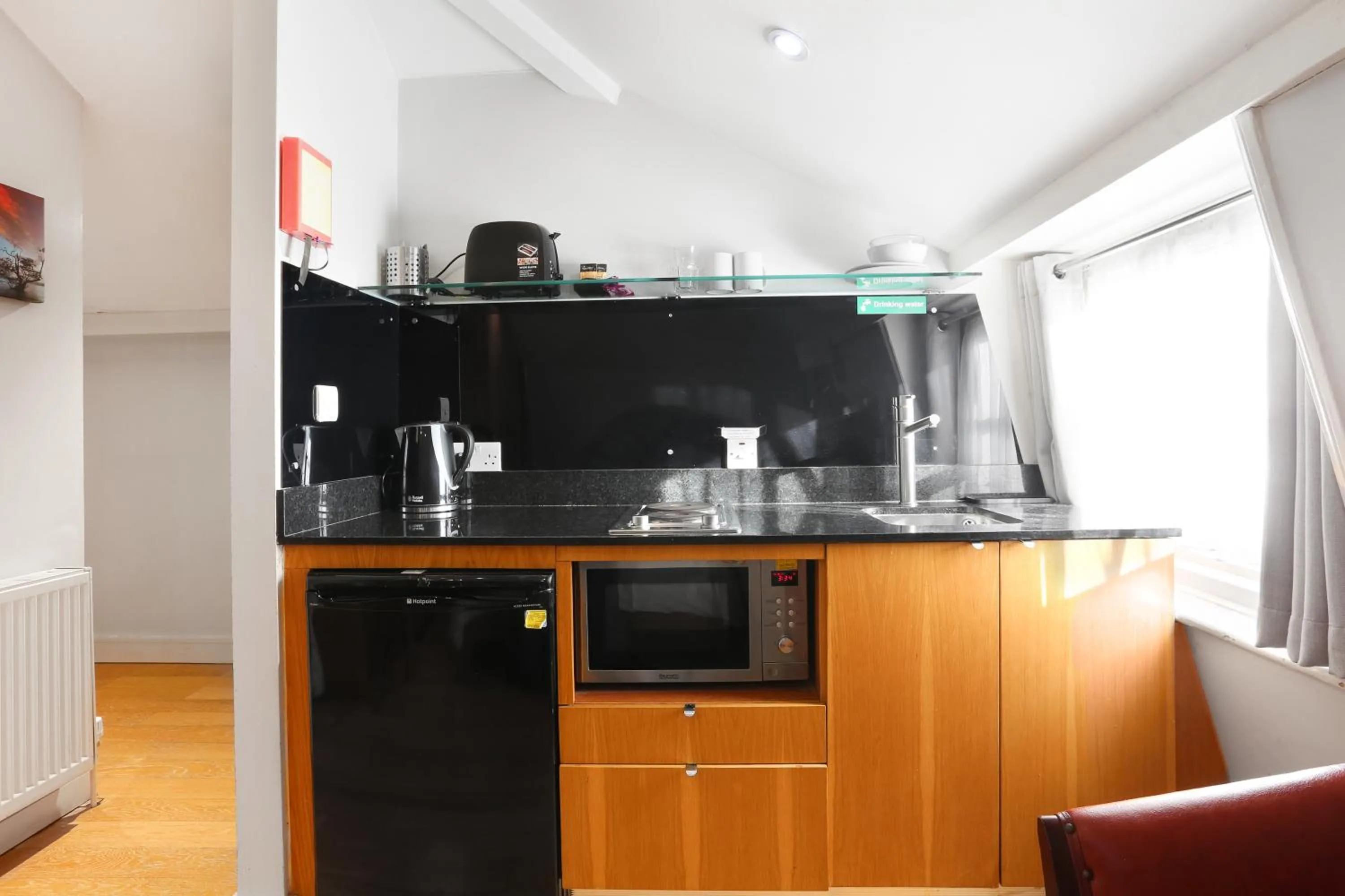 Kitchen or kitchenette in BeiRoom Hyde Park Apartments