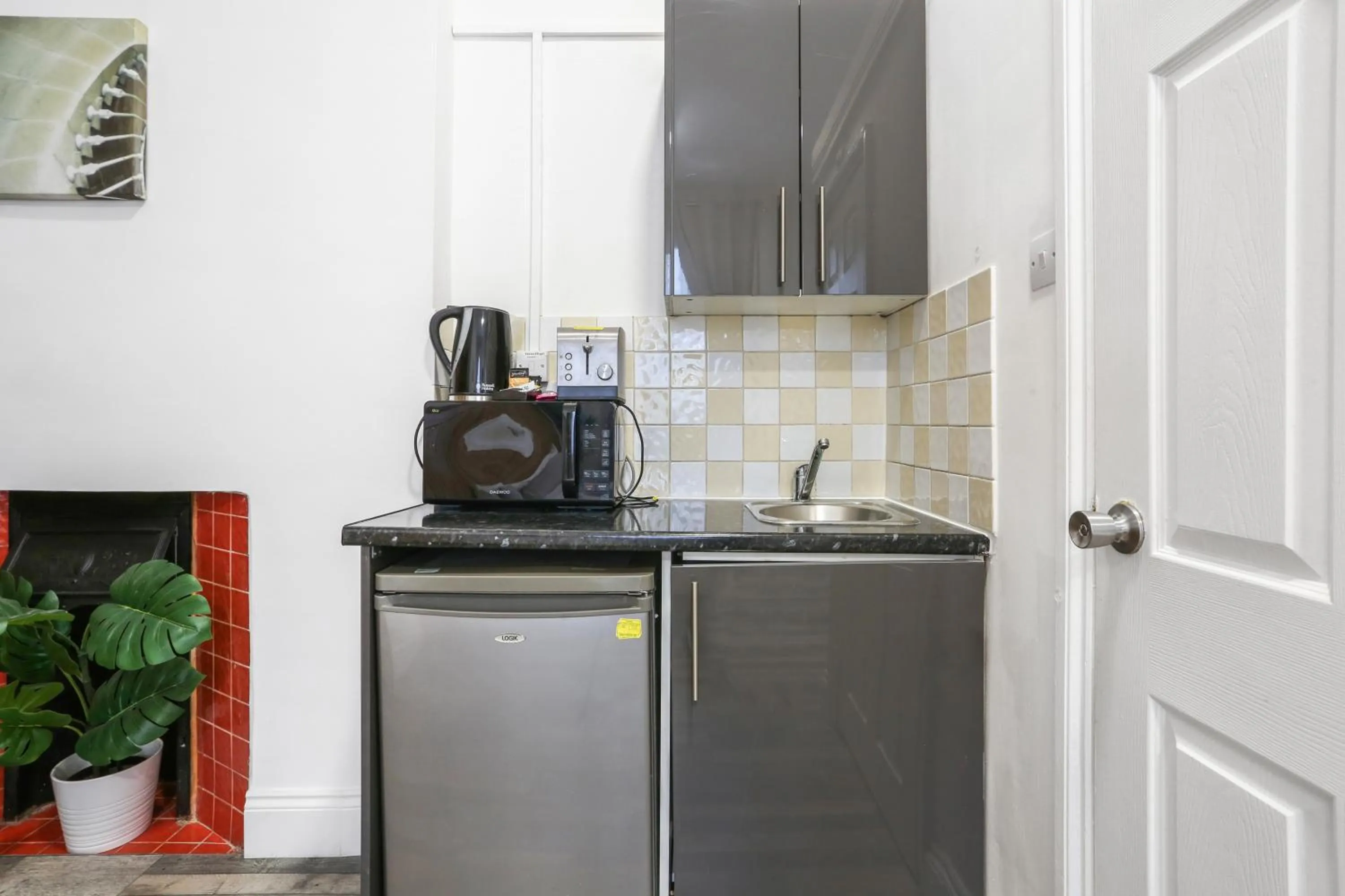 Kitchen or kitchenette in BeiRoom Hyde Park Apartments