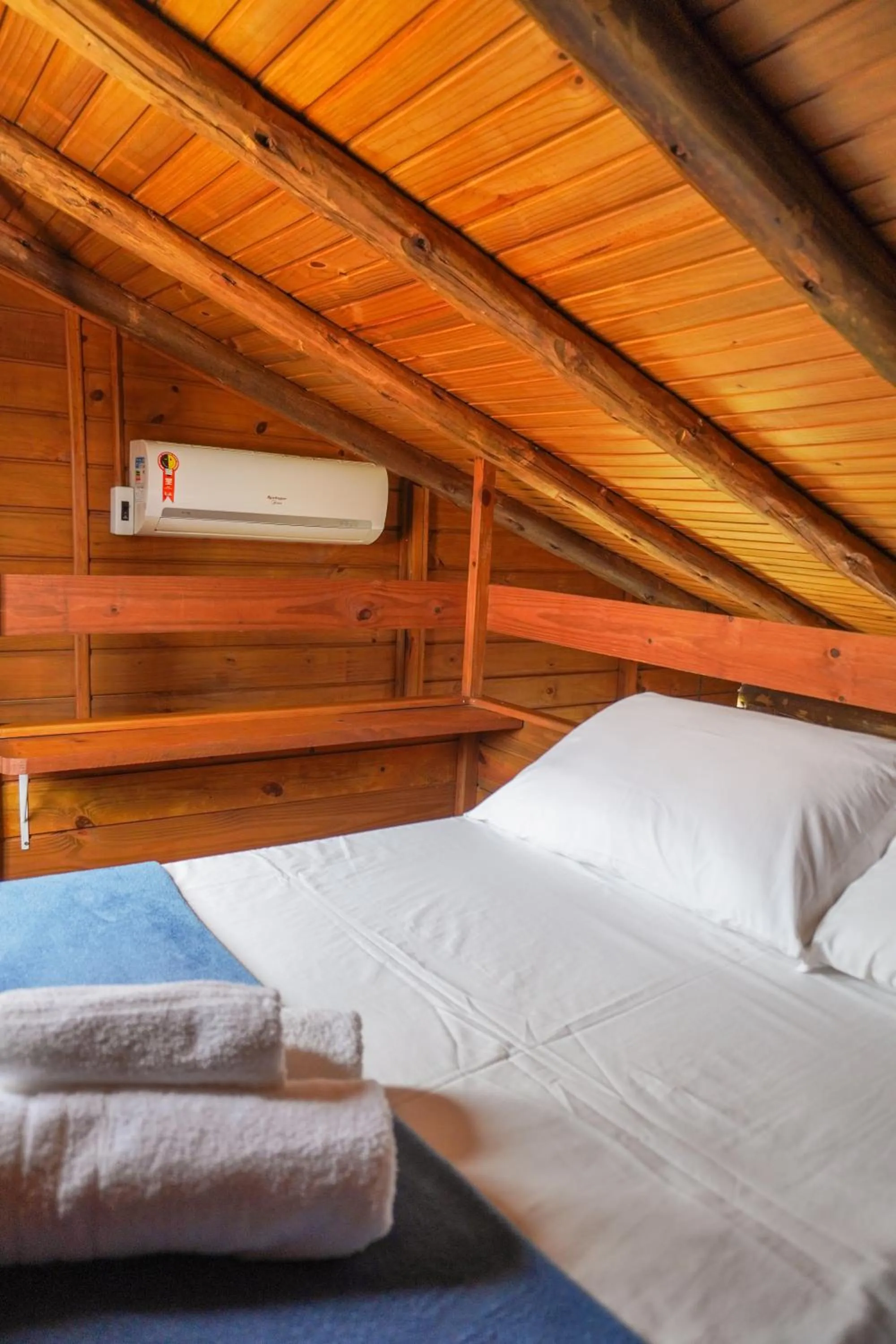 Bed in Mandala Chalés