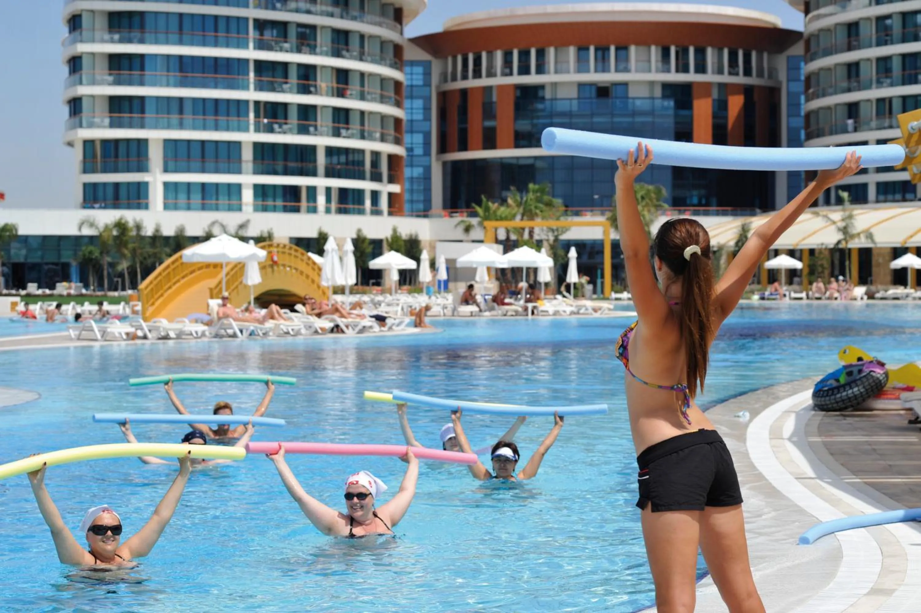 People in Baia Lara Hotel