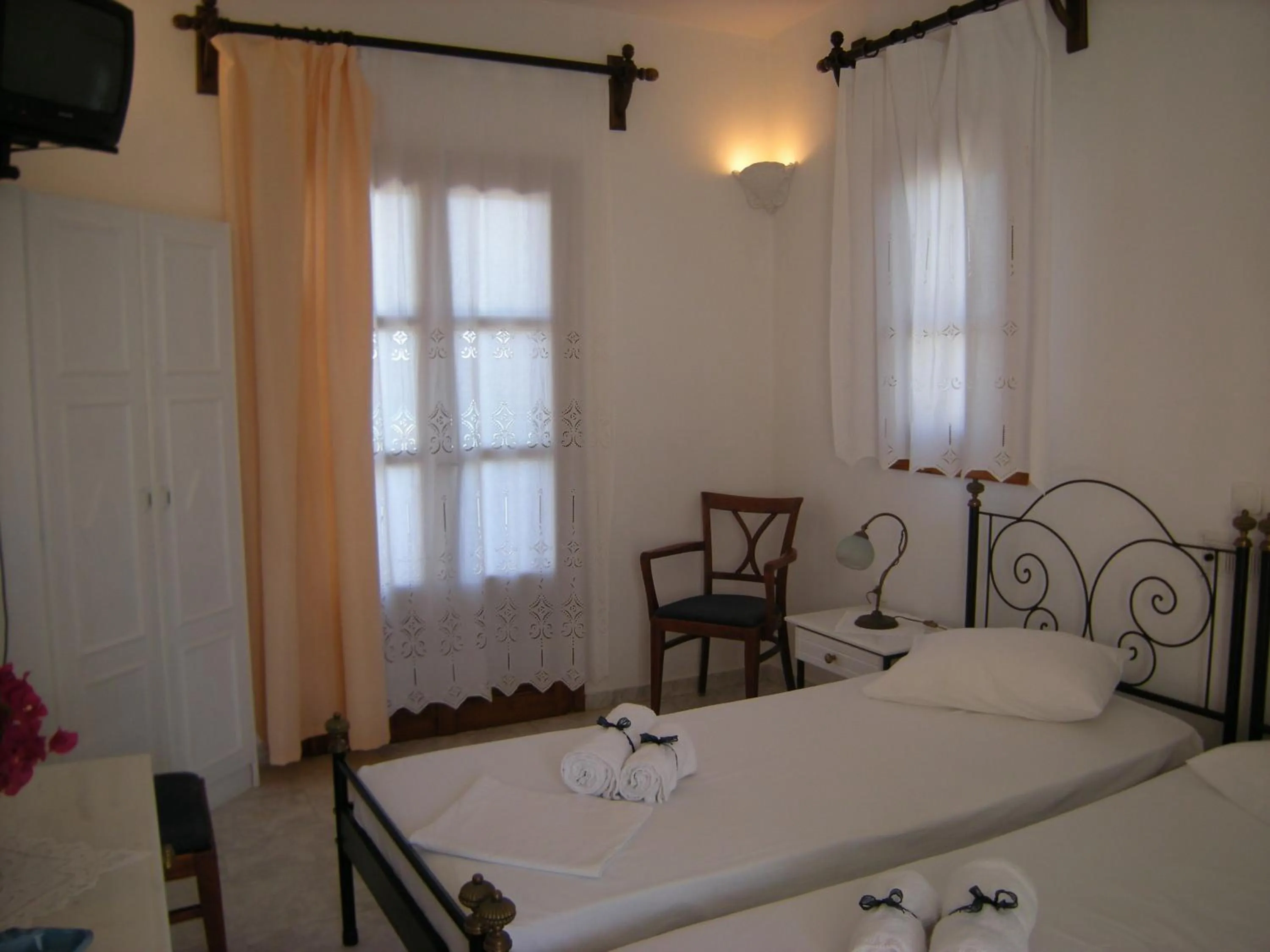 Bed in Roussos Beach Hotel