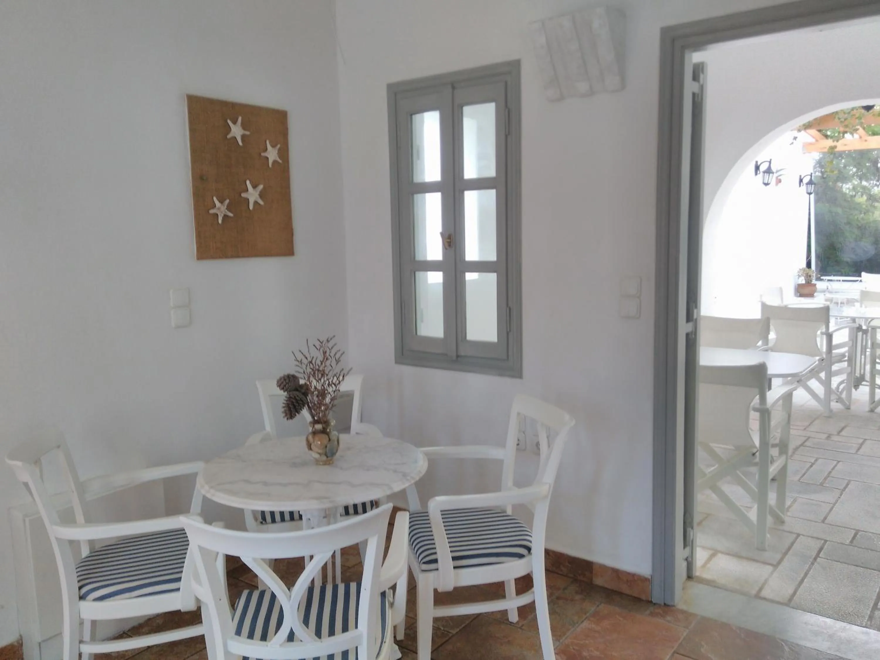 Lobby or reception in Roussos Beach Hotel