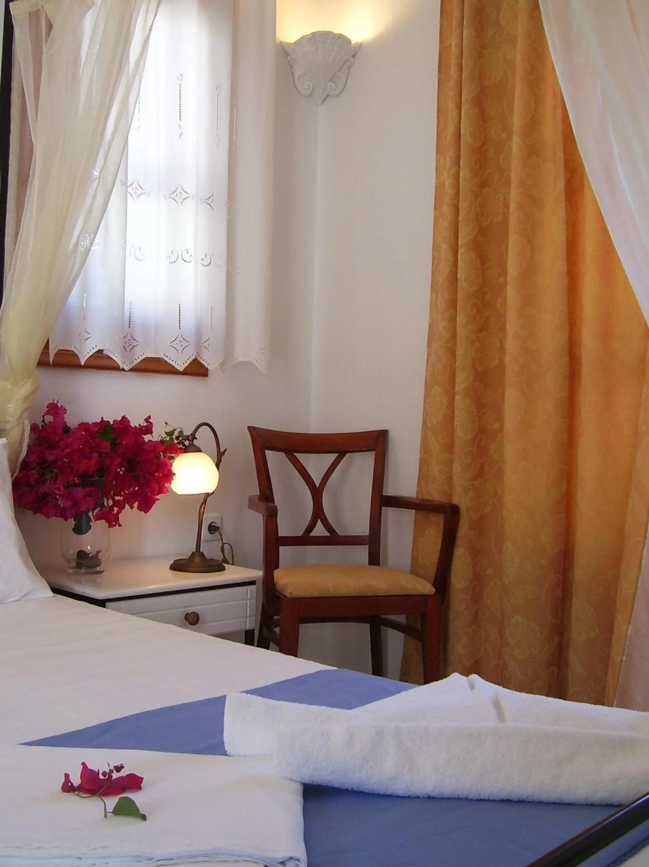 Bedroom in Roussos Beach Hotel