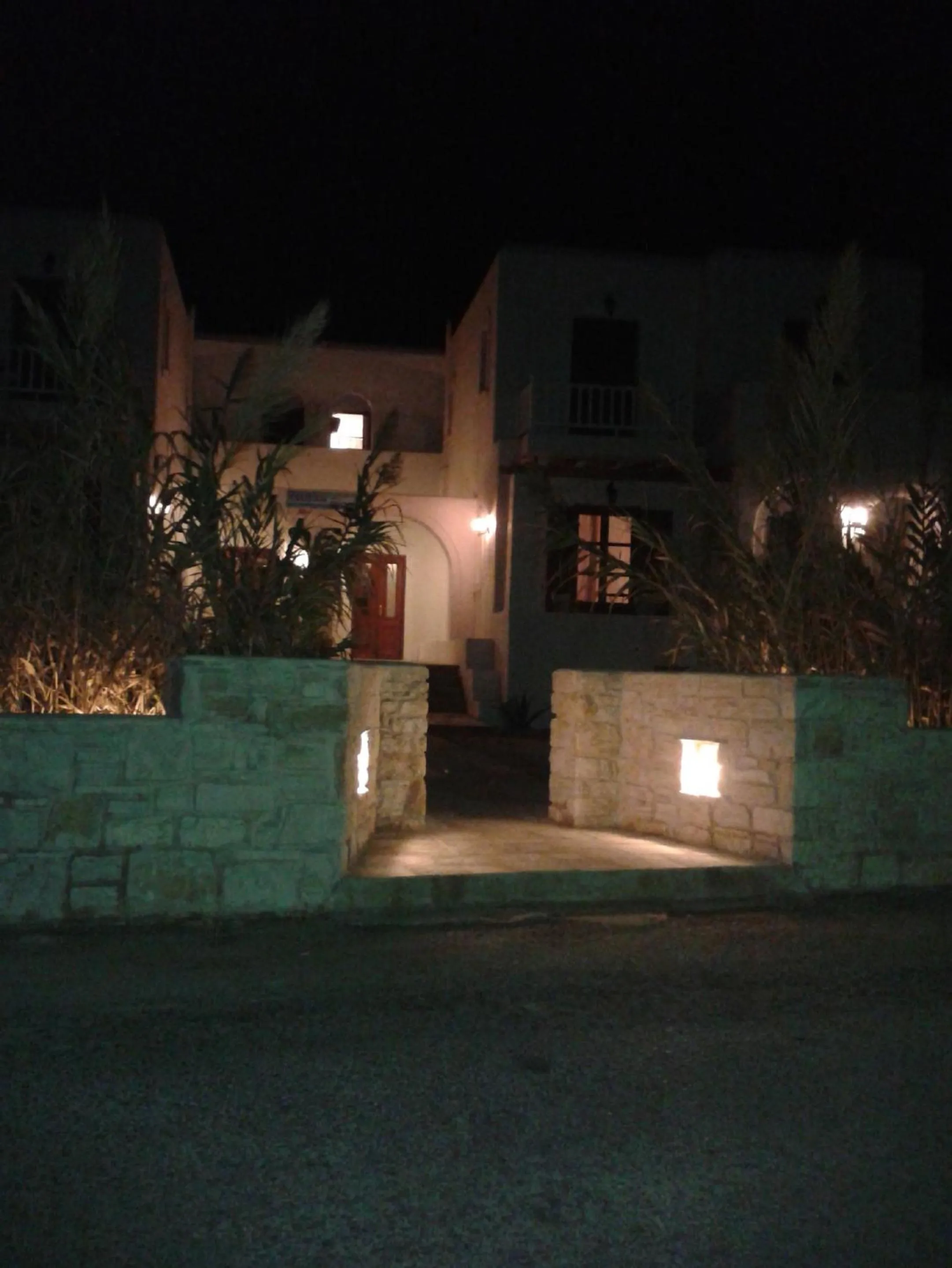 Facade/entrance in Roussos Beach Hotel