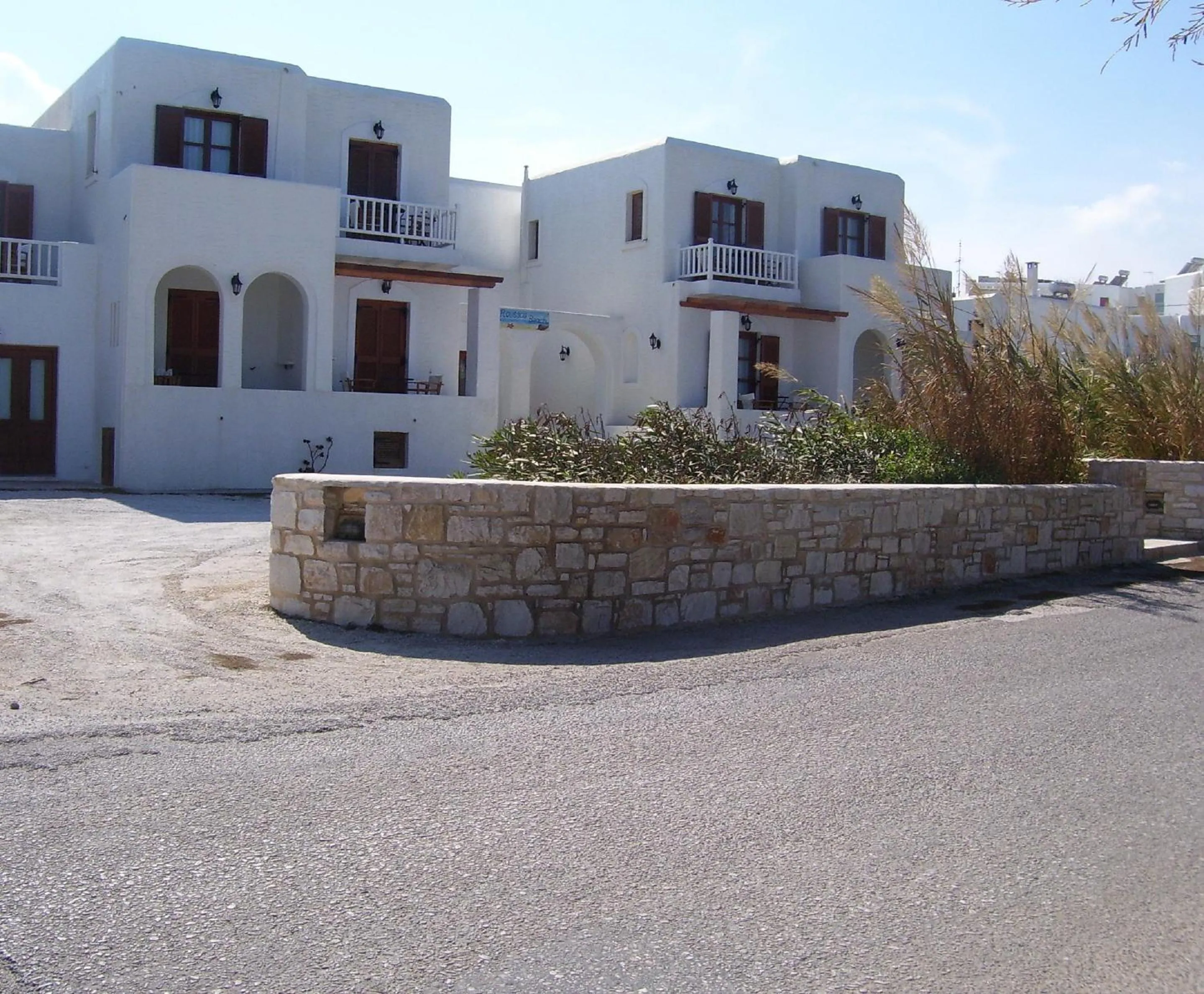 Facade/entrance in Roussos Beach Hotel