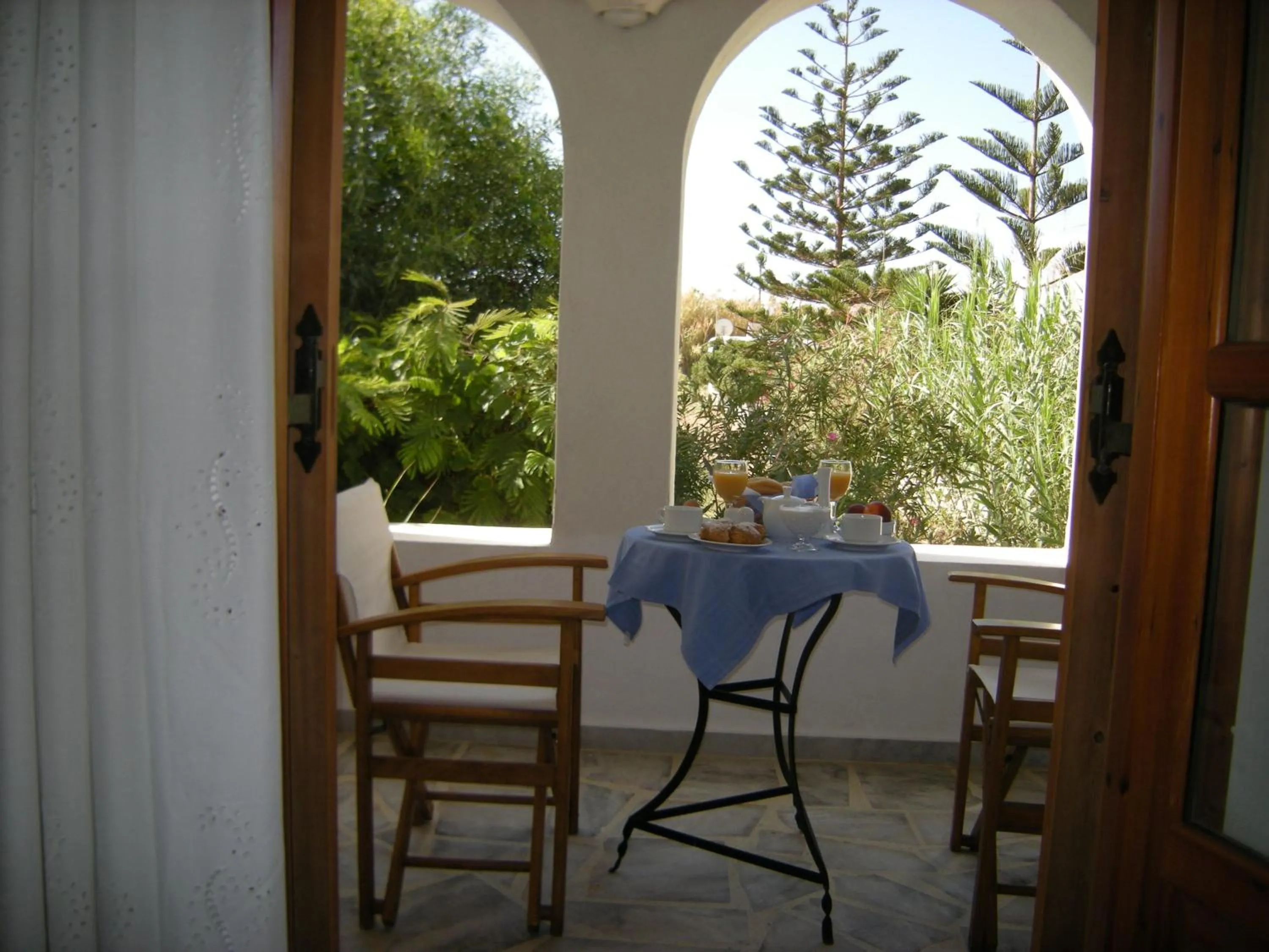 Balcony/Terrace in Roussos Beach Hotel
