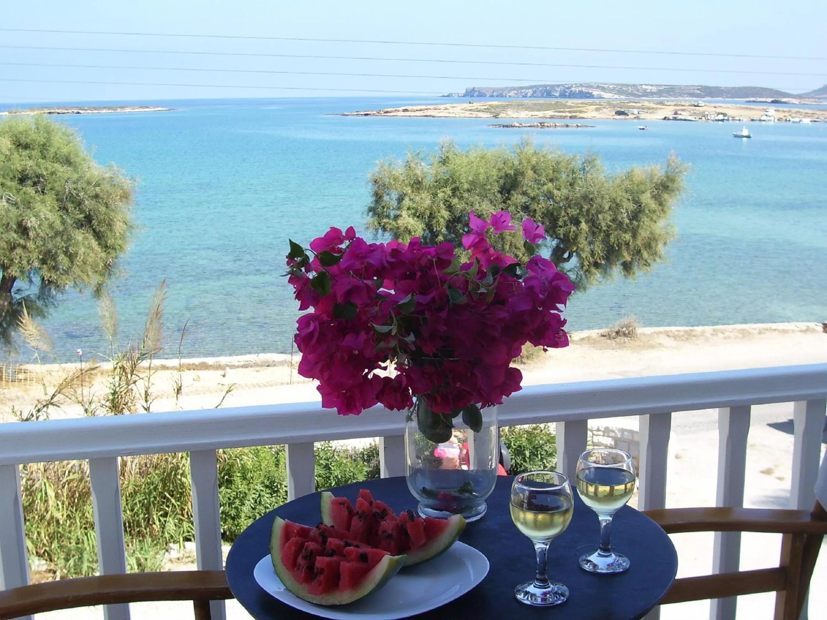 Balcony/Terrace in Roussos Beach Hotel