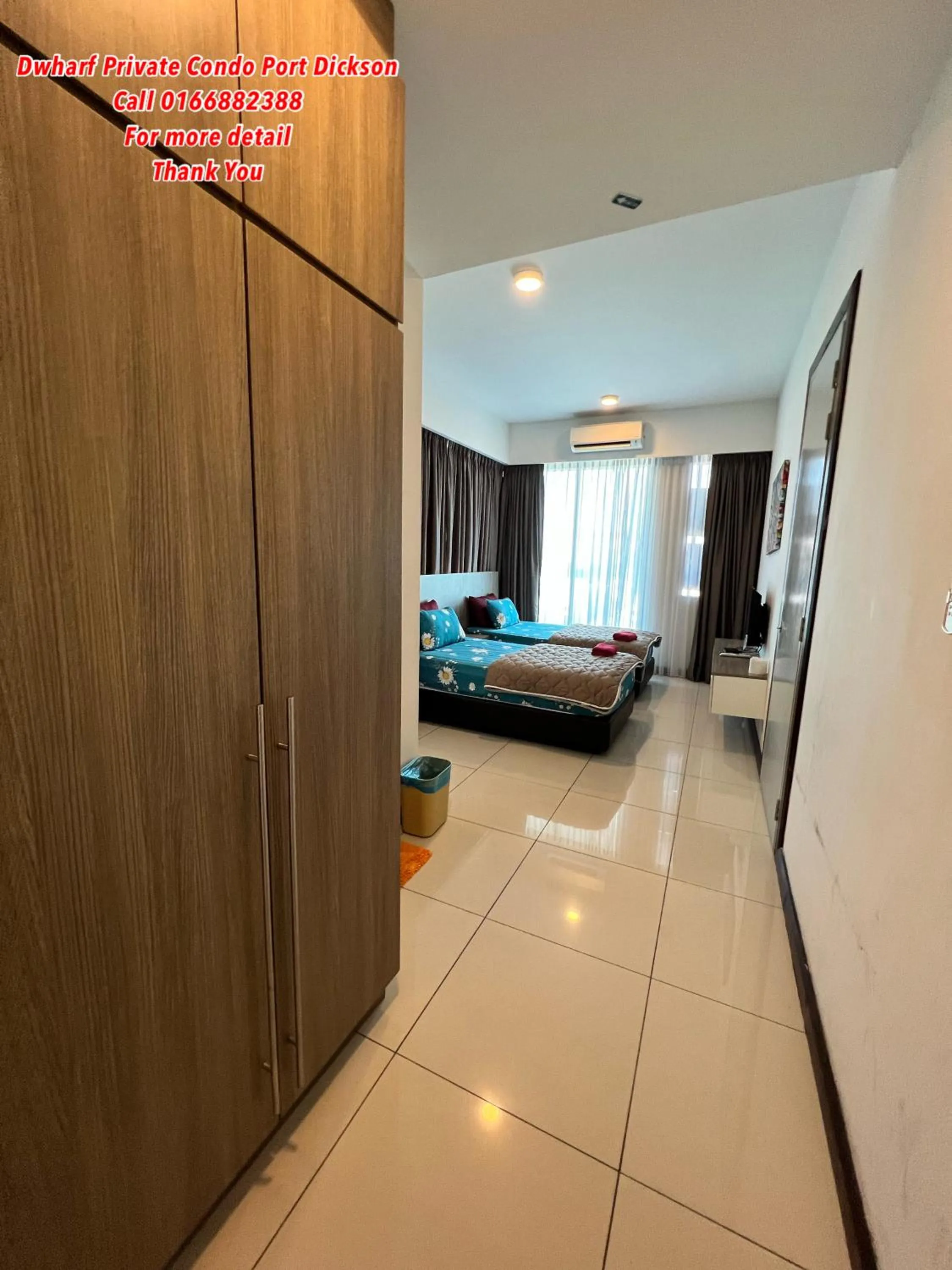 Bed in D Wharf Port Dickson Private Condo Waterfront