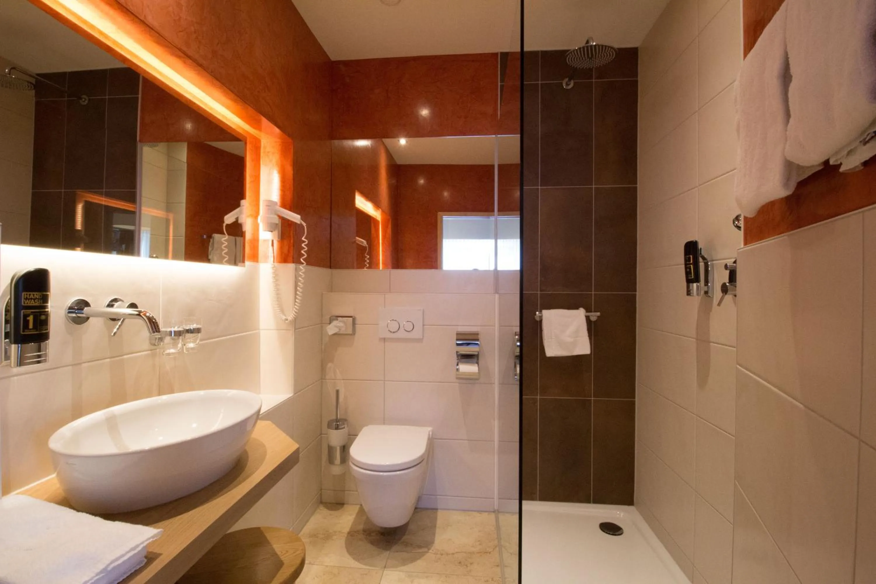 Bathroom in Hotel Munde